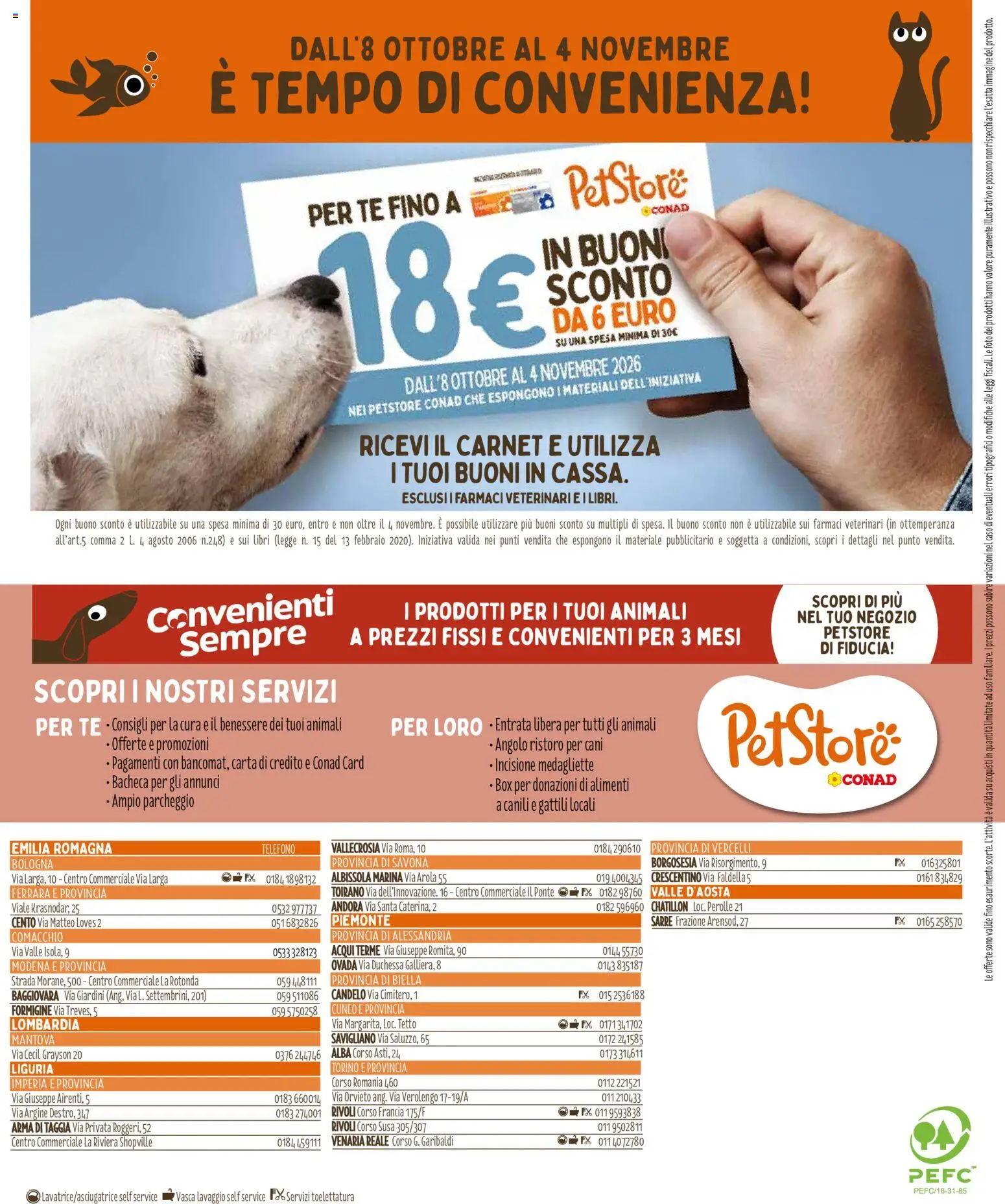 Volantino Conad del 08/10/2026 | Pagina: 8 | Prodotti: Bacheca, Libri, Tè, Telefono