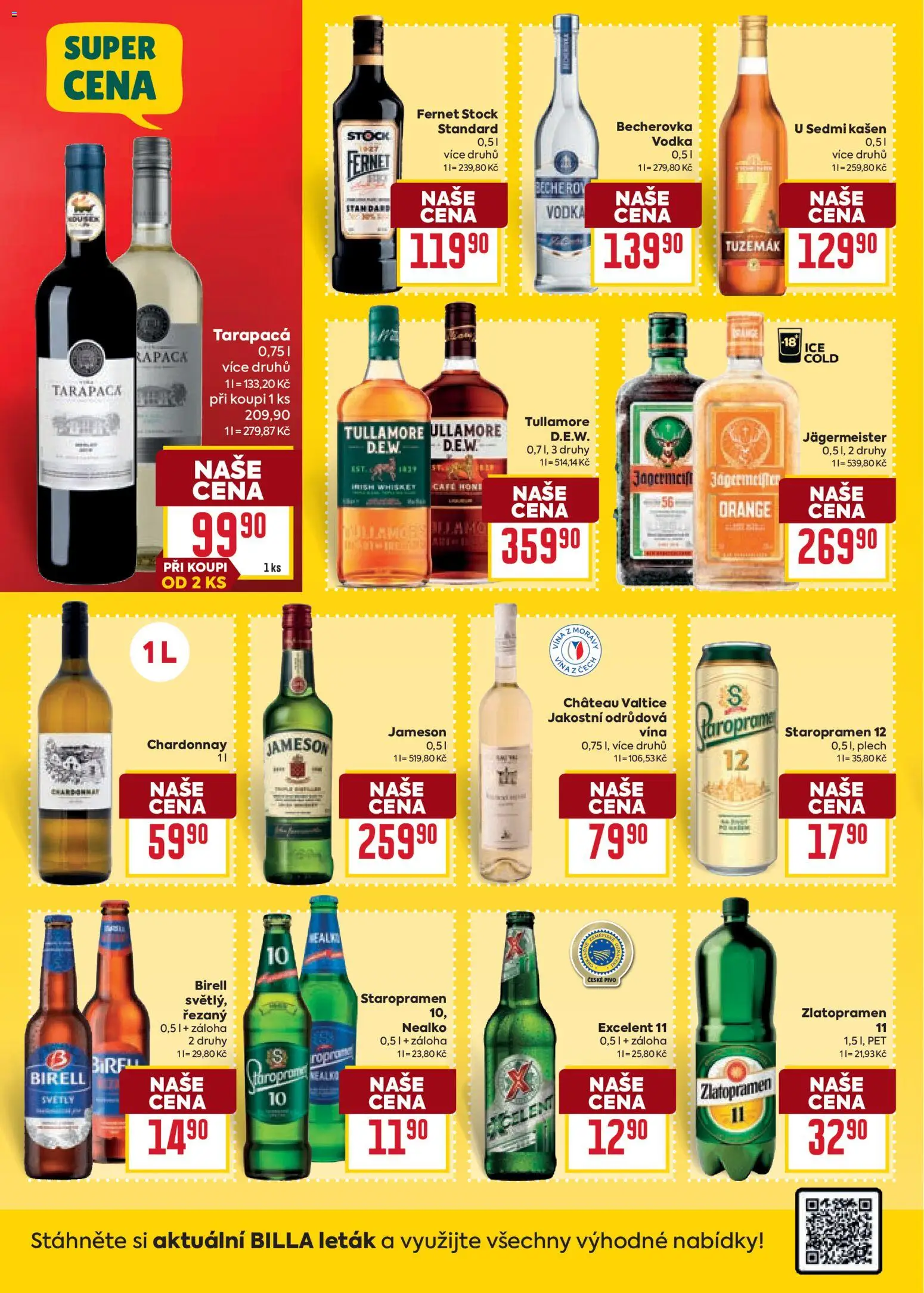 Billa Velký leták od 22.07.2026 | Strana: 28 | Produkty: Tarapaca, Plech, Becherovka, Stan