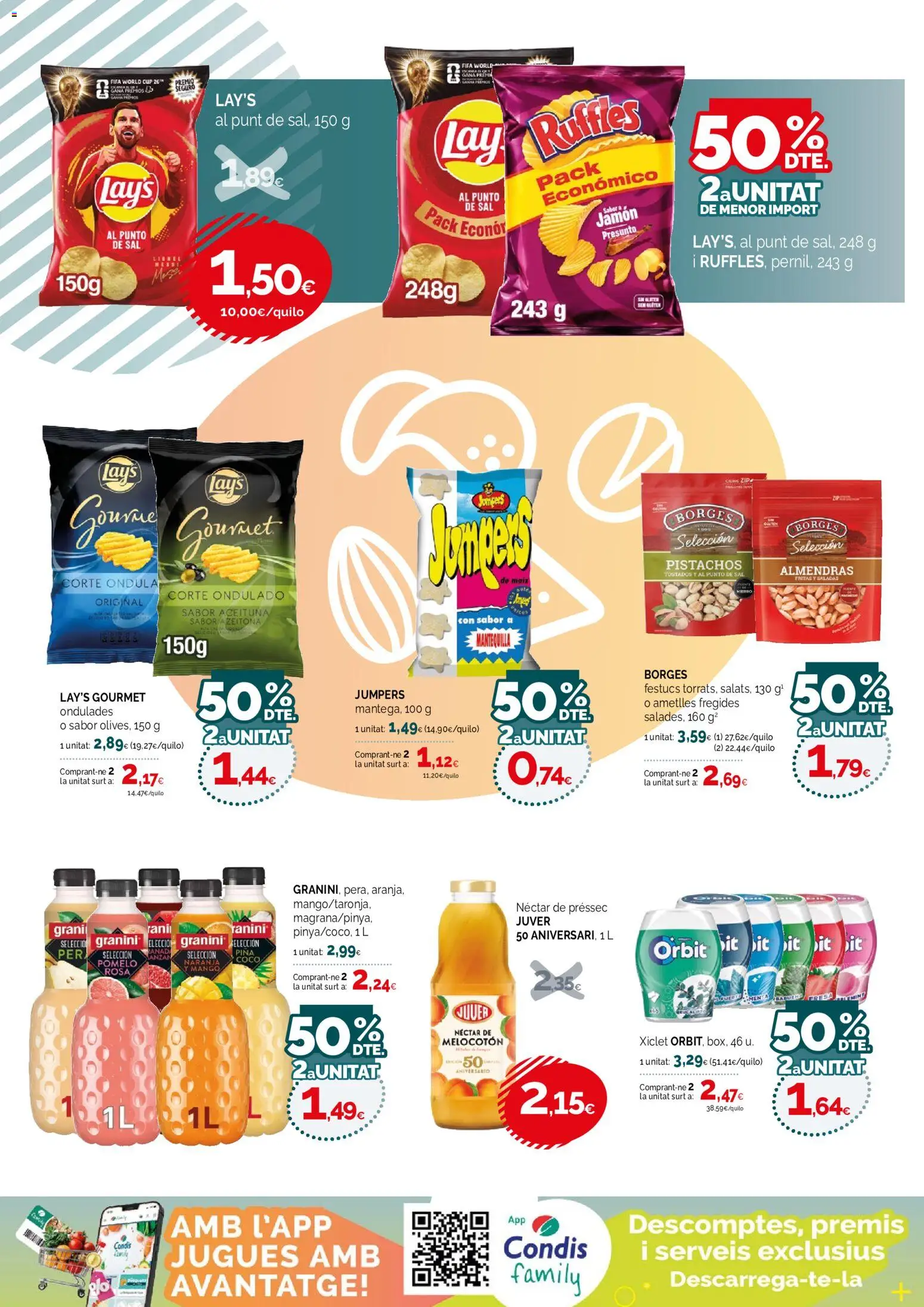 Condis folleto life │ válido desde el 17.06.2026 | Página: 16 | Productos: Jamón, Τυρόπιτα, Piña, Néctar