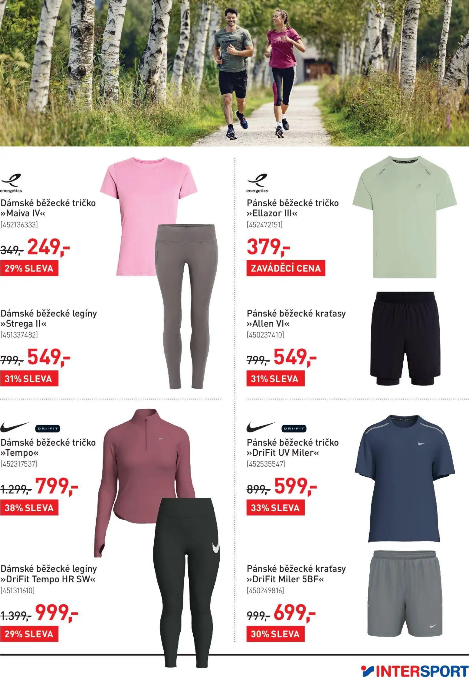 Intersport leták od 16.09.2026 | Strana: 3 | Produkty: Tričko, Kraťasy, Legíny