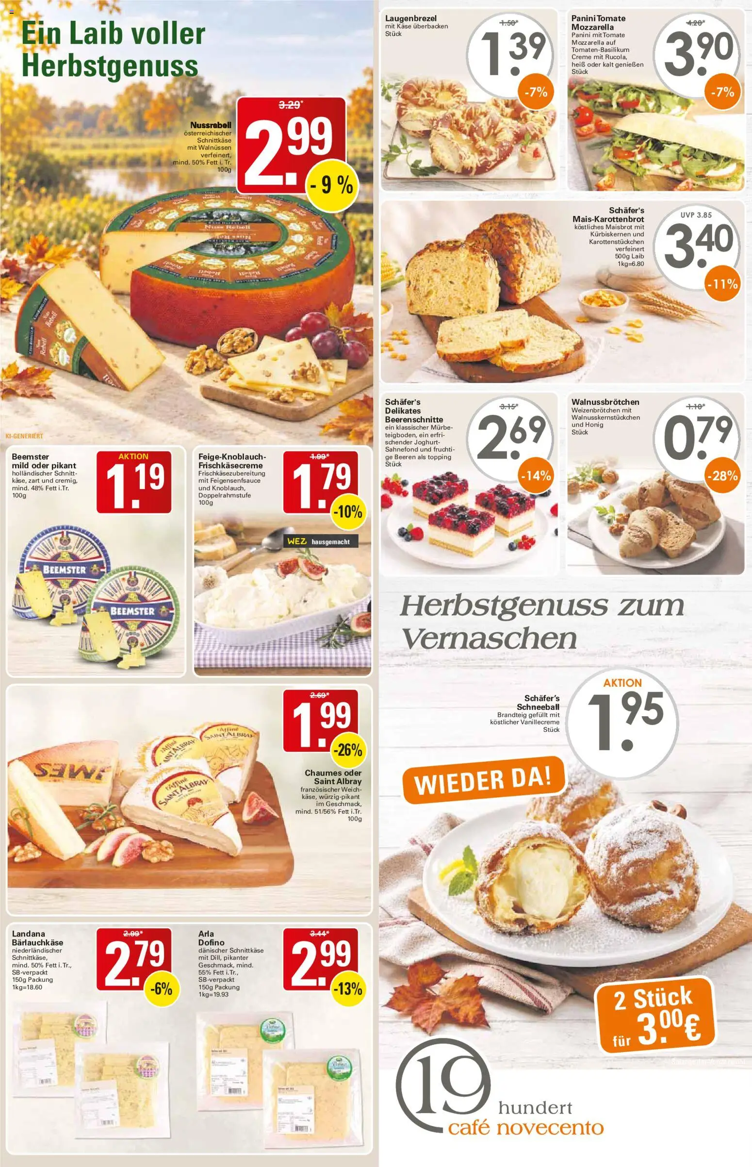 WEZ Prospekt – gültig ab 12.10.2026 | Seite: 5 | Produkte: Käse, Joghurt, Mozzarella, Creme