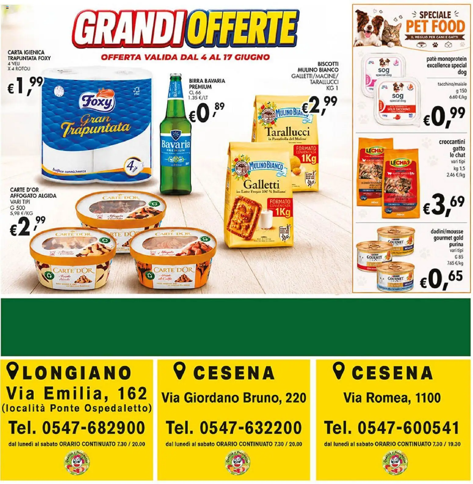 Volantino Coal del 04.06.2026 | Pagina: 24 | Prodotti: Paté, Carta igienica, Birra, Latte