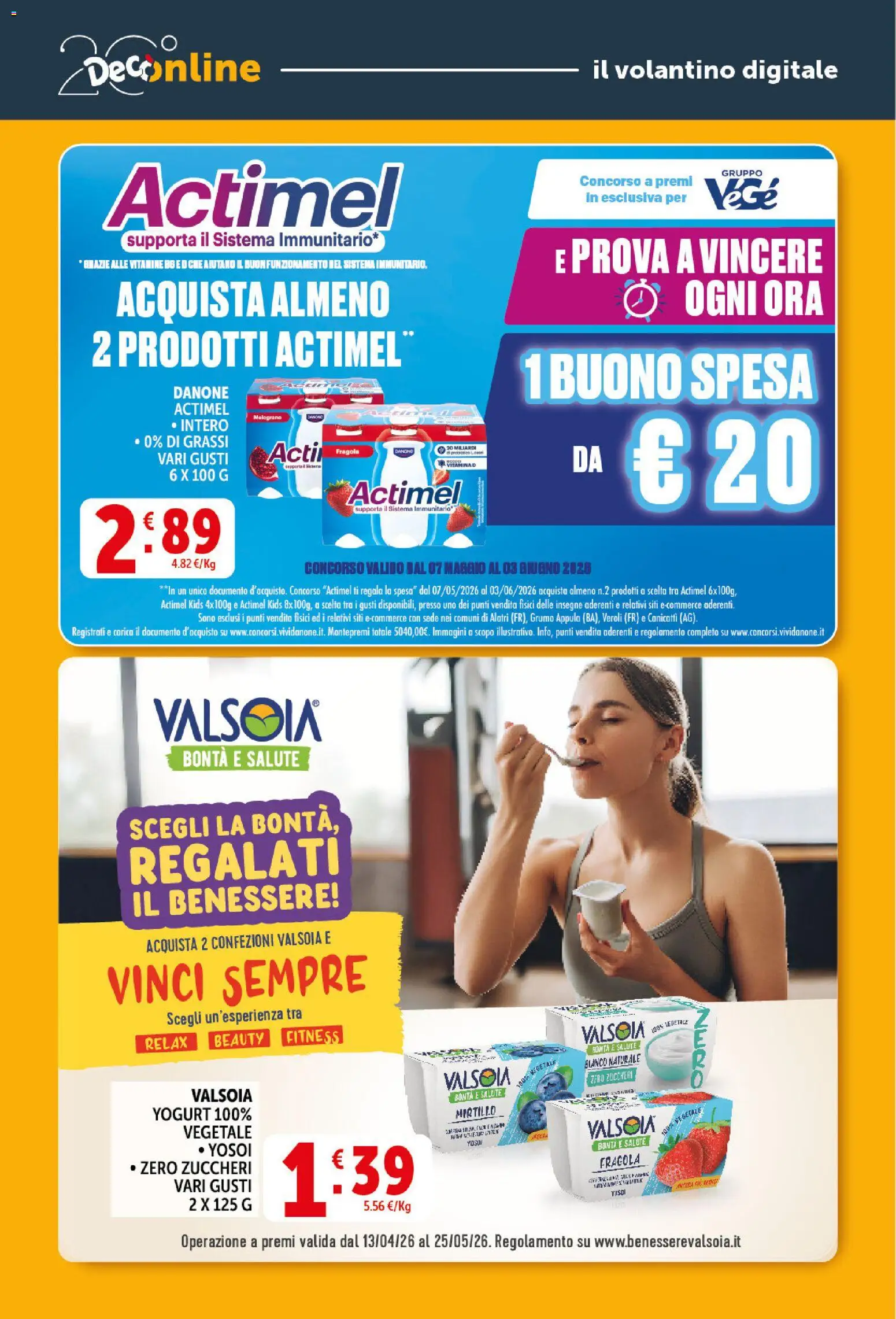 Volantino Decò del 20.05.2026 | Pagina: 23 | Prodotti: Yogurt