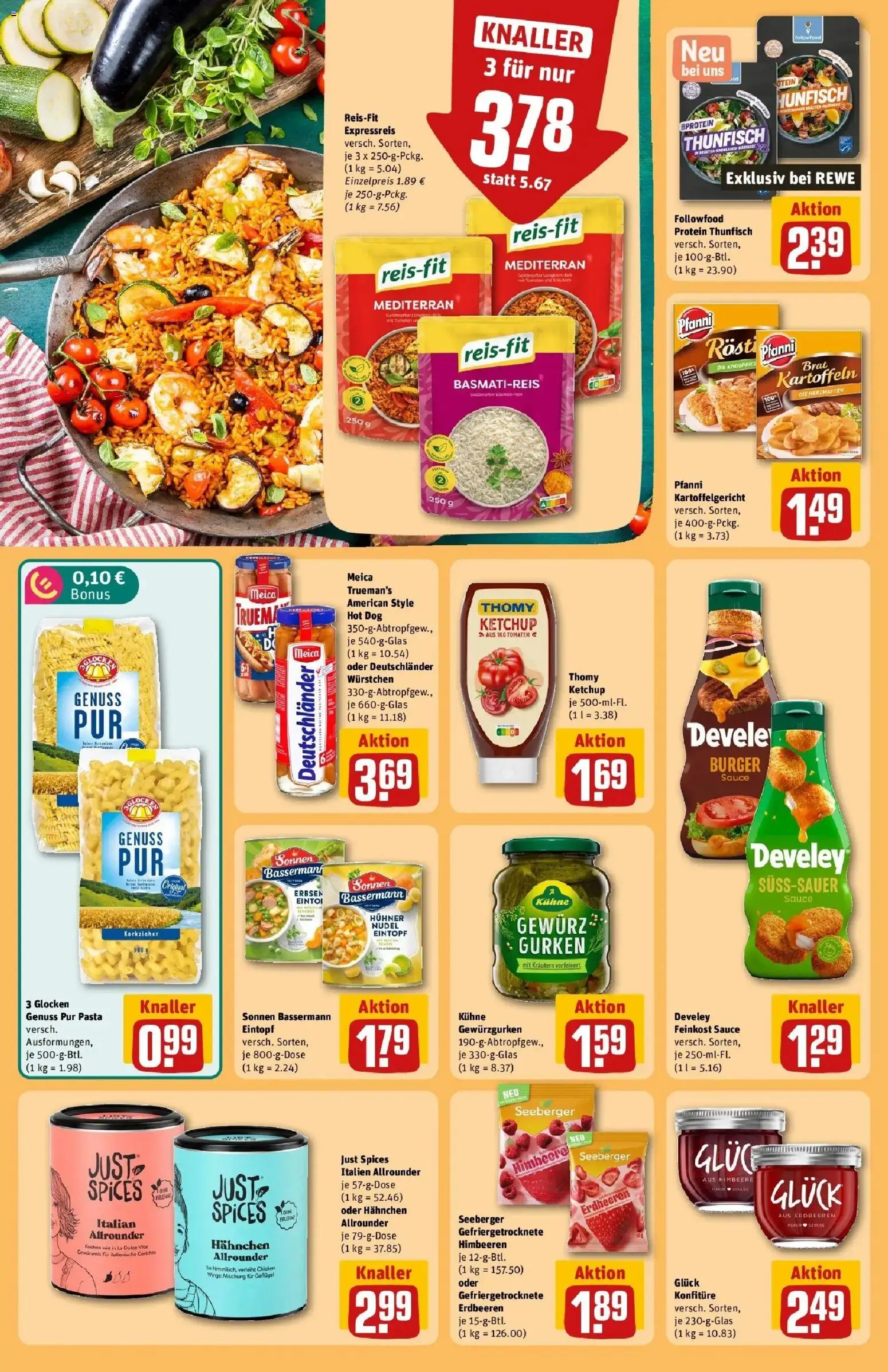 Rewe Prospekt Berlin / Gesundbrunnen – gültig ab 06.07.2026 | Seite: 24 | Produkte: Hahnchen, Himbeere, Ketchup, Erbsen