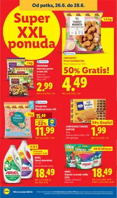 FRESHONA Smrznuto povrće za tavu XXL, Razne vrste - Pregled kataloga iz trgovine Lidl, vrijedi od 23.06.2026 | Stranica: 70