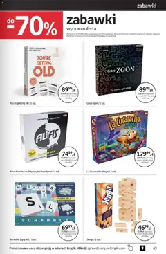 Pogląd oferty "Empik promocje" - ważna od 17.06.2026 | Strona: 69 | Produkty: Gra, Gry