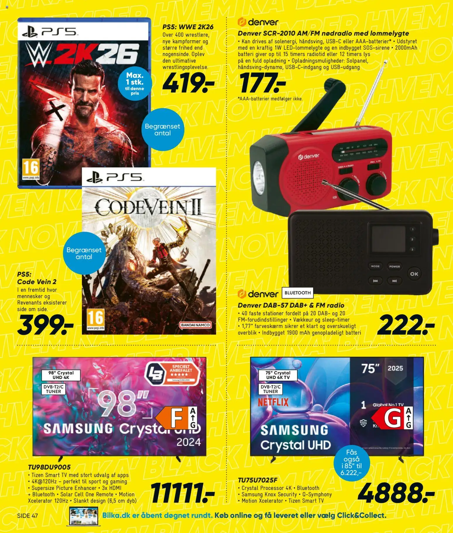 Bilka tilbudsavis – gyldig fra 30/10/2026 | Side: 33 | Produkter: Processor, Smart TV, TV, Batteri