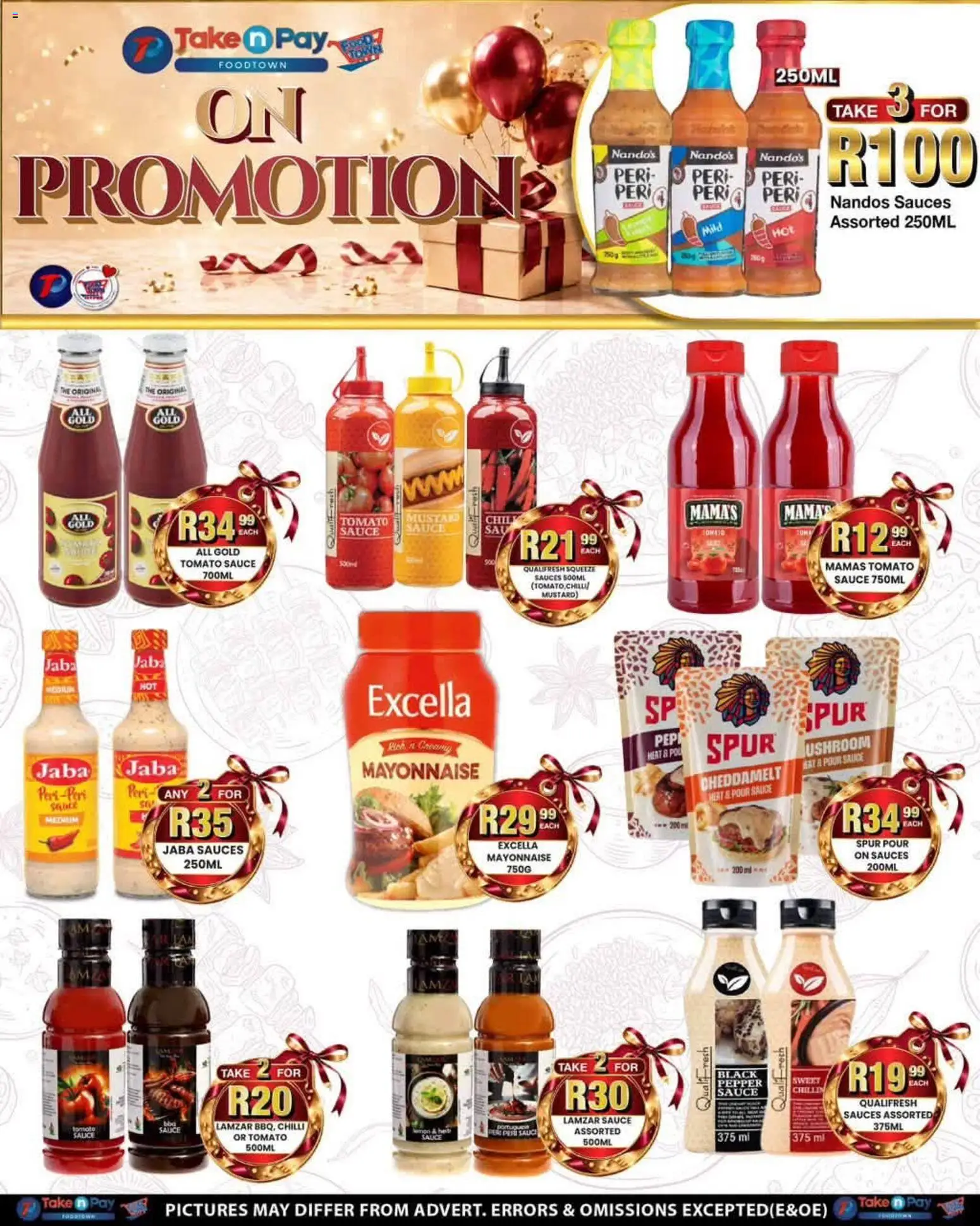 New Take n Pay catalogue – valid from 24/08/2026 | Page: 7 | Products: Mustard, Mayonnaise, Sauce, Chilli