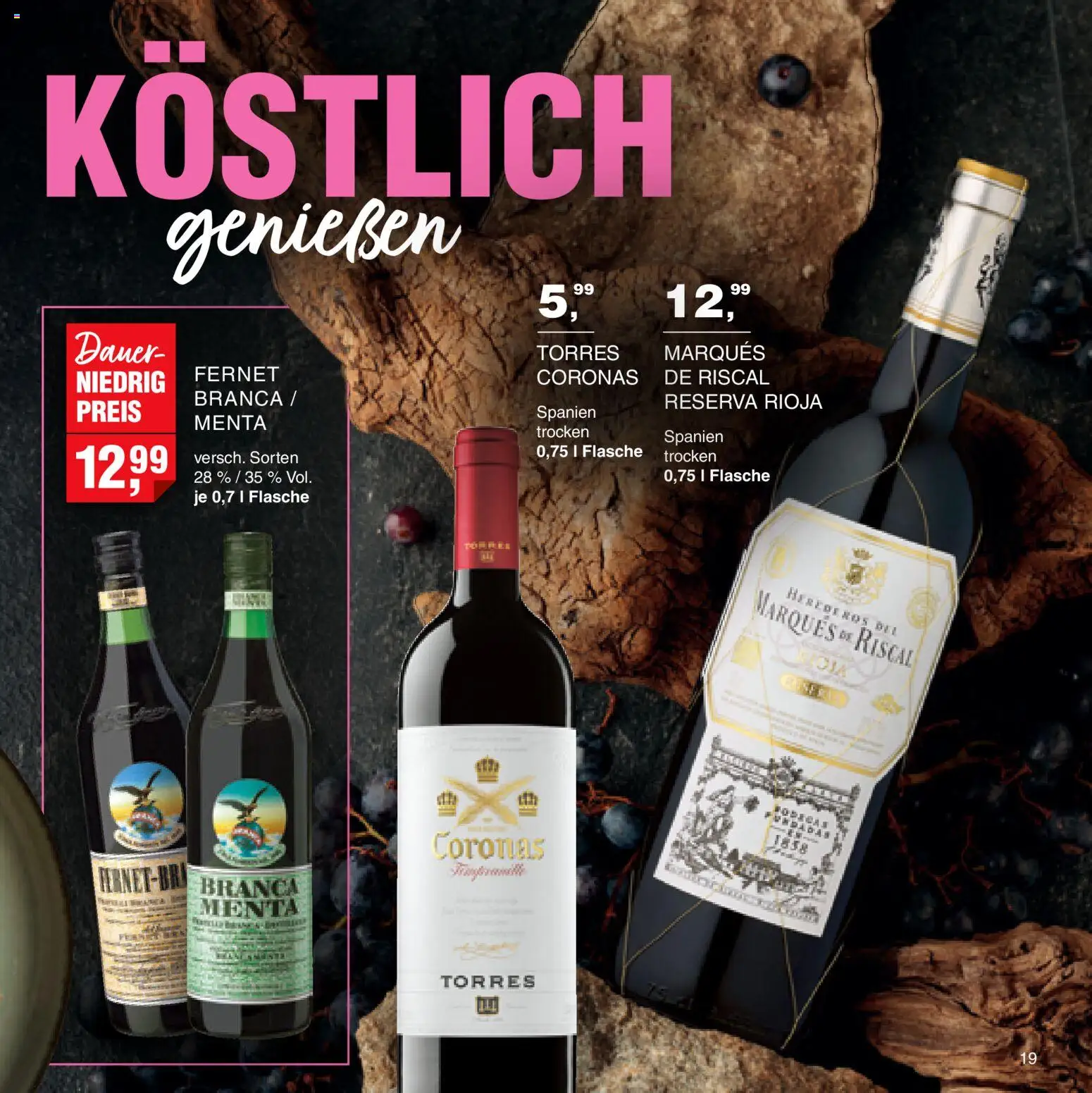 Handelshof Wildkatalog – gültig ab 15.10.2026 | Seite: 19 | Produkte: Fernet