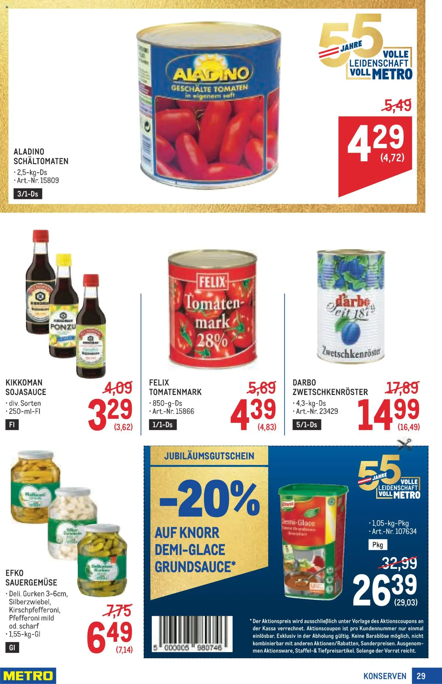 Metro angebote Profi gültig ab 03.09.2026 | Seite: 29 | Produkte: Gurken, Tomaten