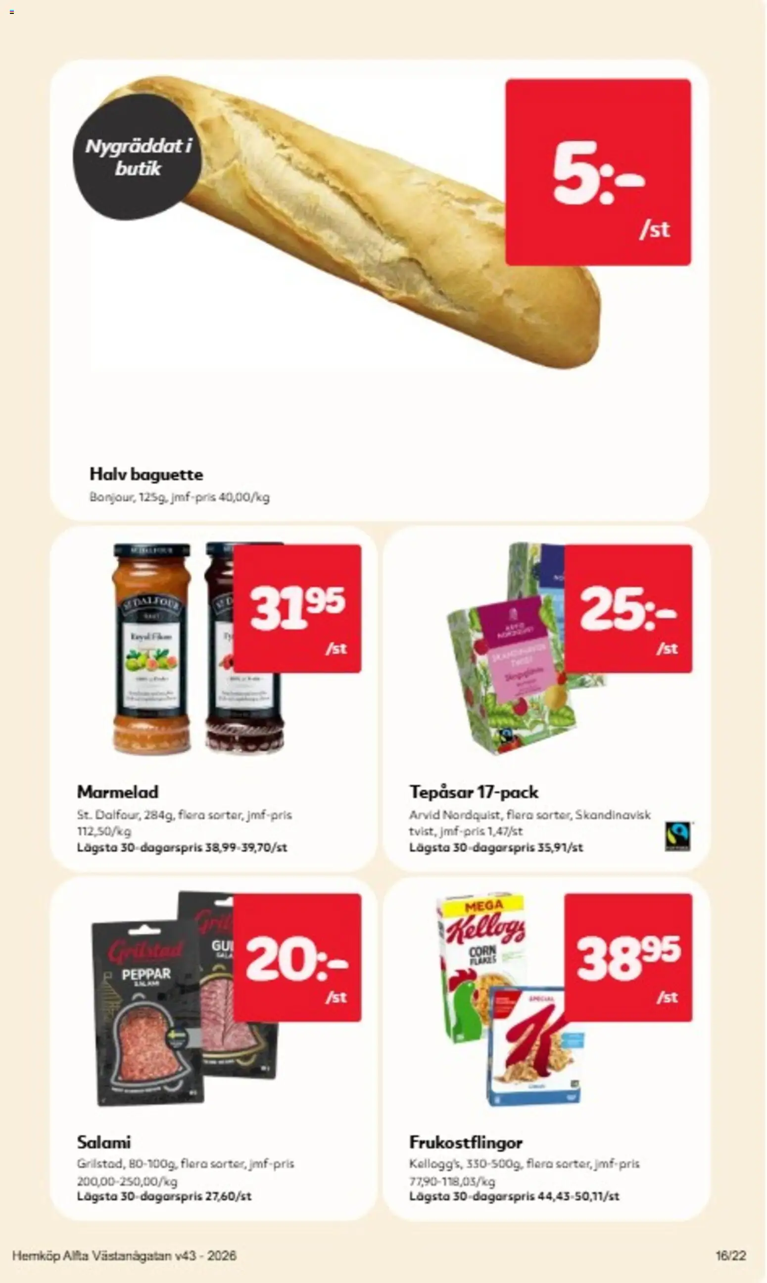 Hemköp reklamblad aktuell från 19/10/2026 | Sida: 16