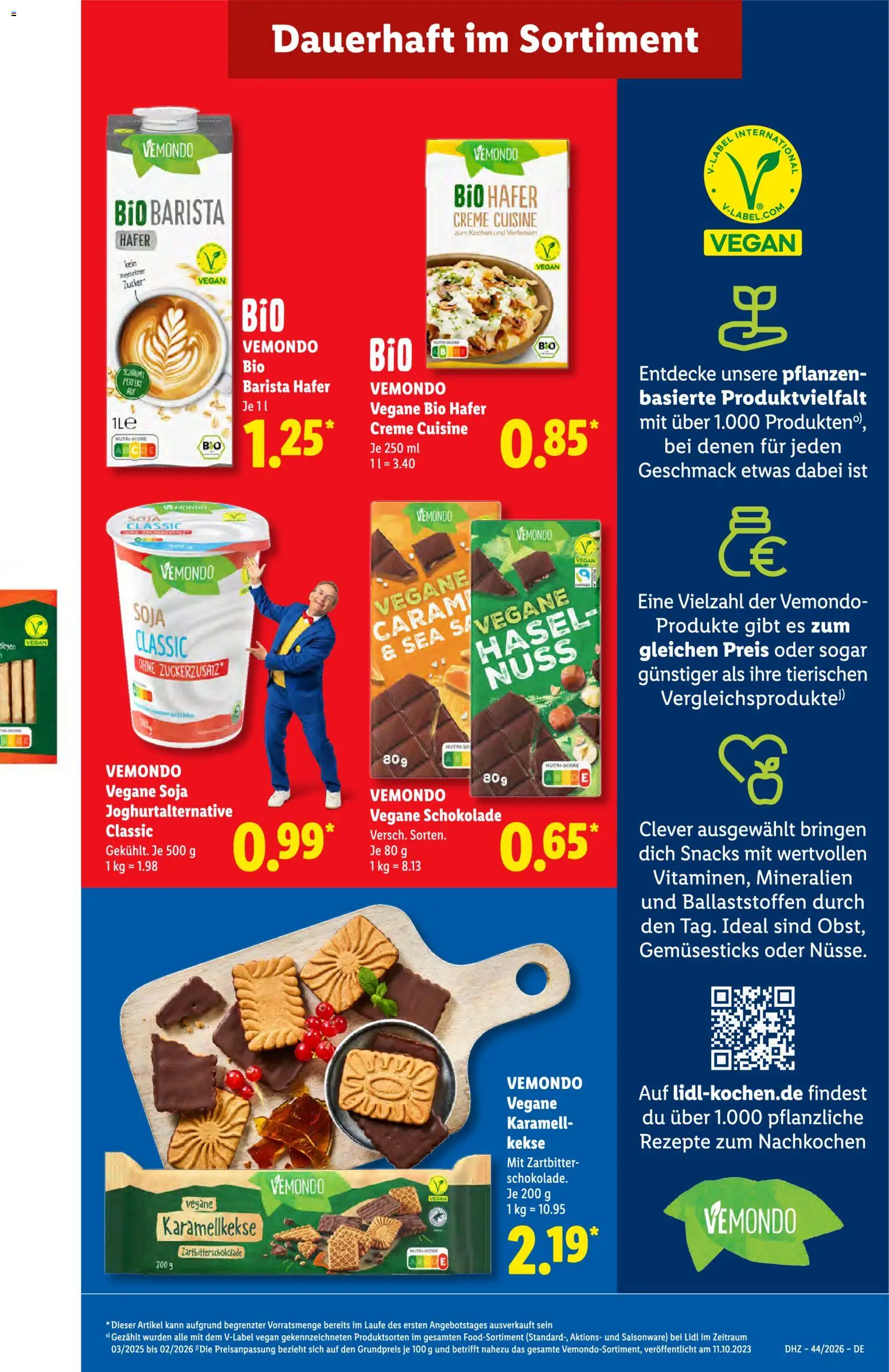 Lidl Německo leták od 26.10.2026 | Strana: 15 | Produkty: Vegan, Clever