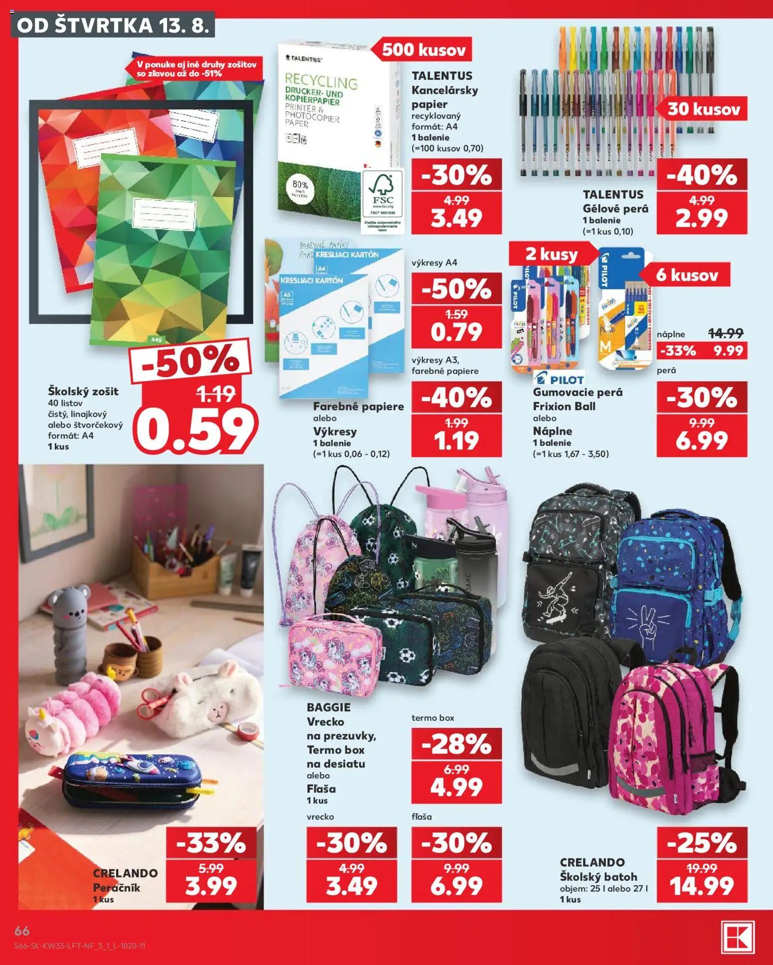 Nové Kaufland akcie – leták je platný od 13.08.2026 | Strana: 66