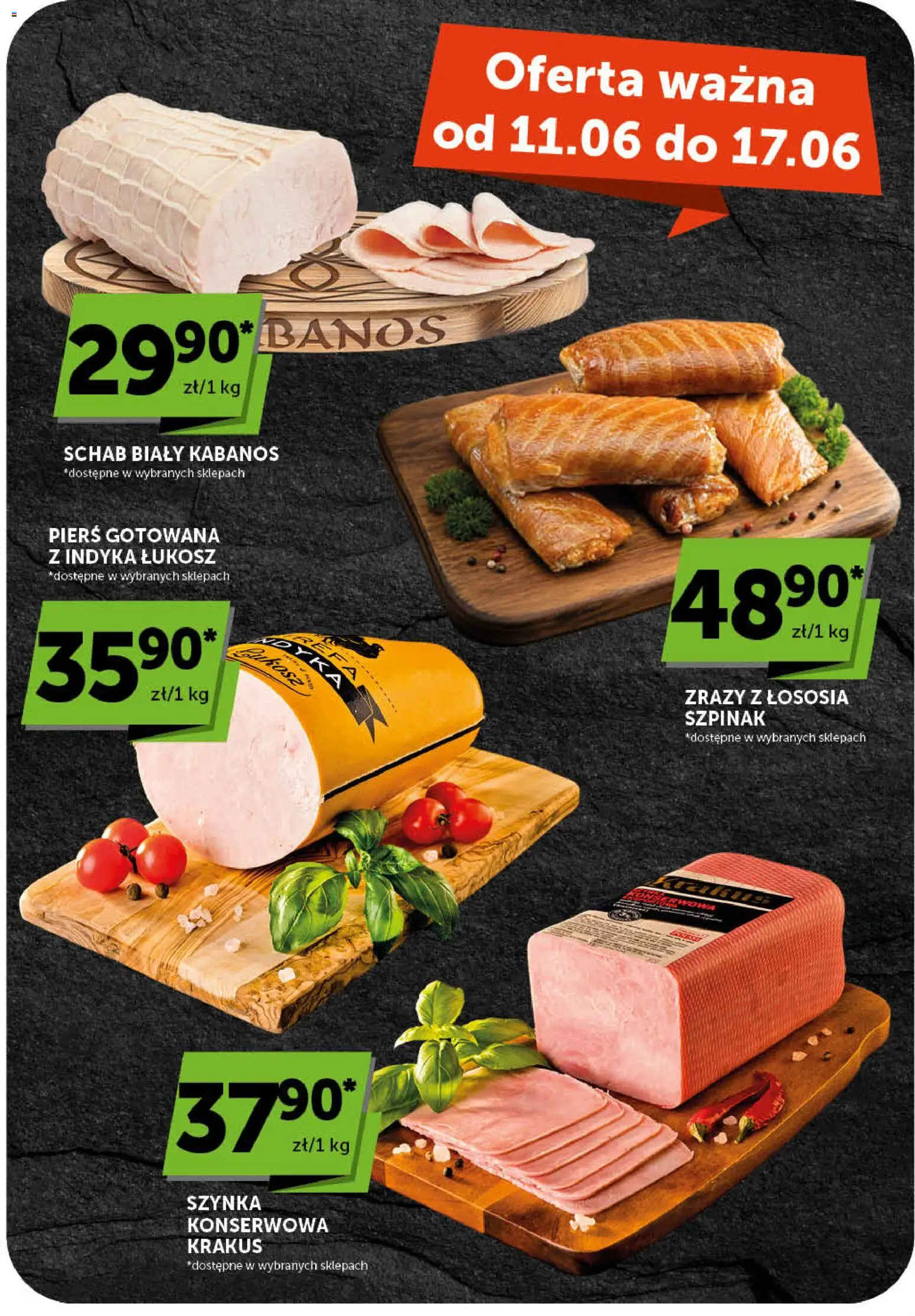 ABC gazetka od 11.06.2026 | Strona: 20 | Produkty: Schab, Szynka, Szpinak, Szynka konserwowa krakus