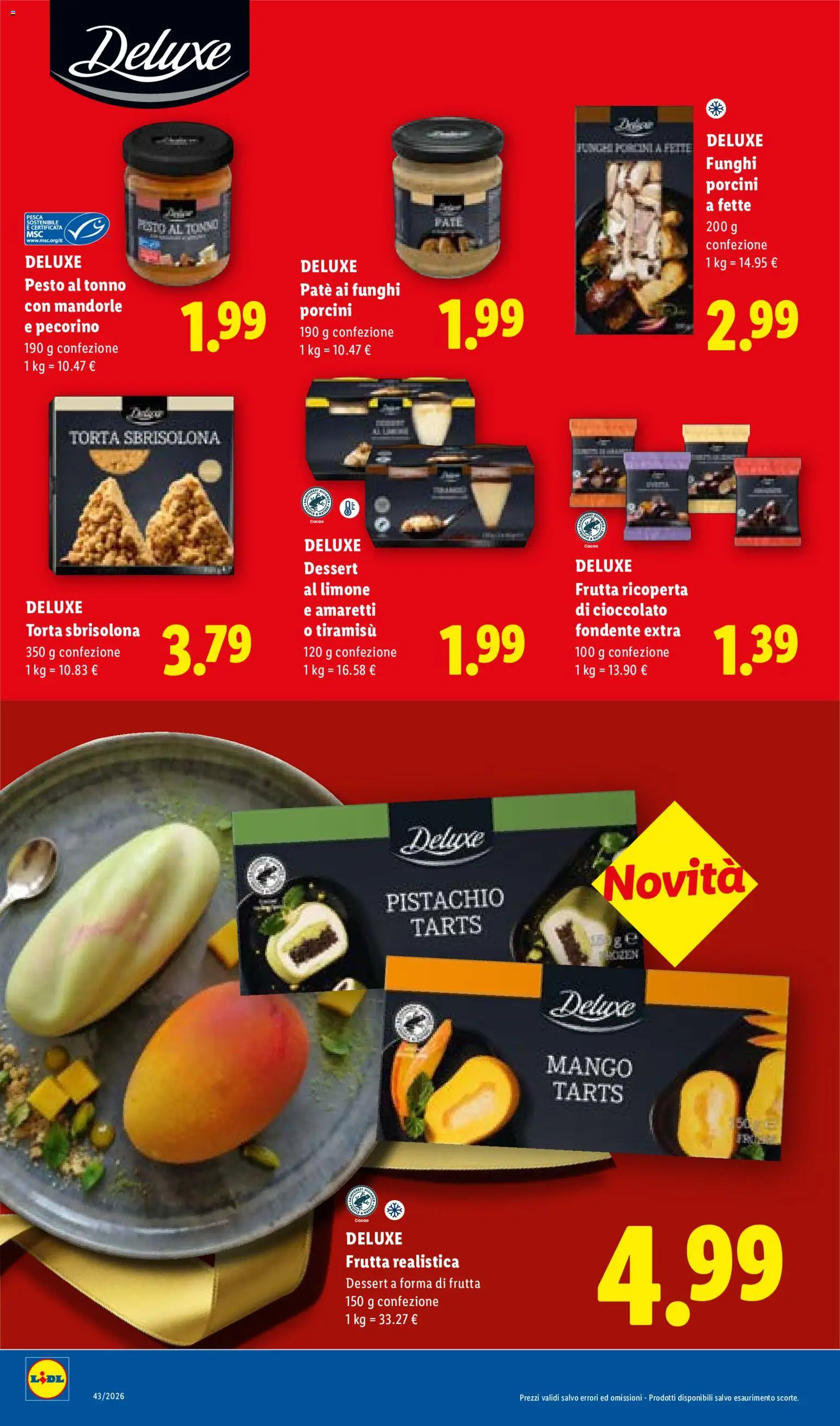 Volantino Lidl del 22/10/2026 | Pagina: 20 | Prodotti: Paté, Cioccolato, Limone, Funghi