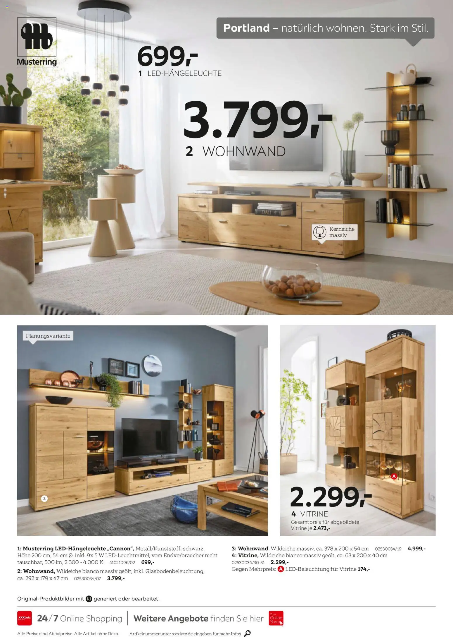 XXXLutz Musterring Spezial – gültig ab 10.10.2026 | Seite: 18 | Produkte: Wohnwand, Vitrine