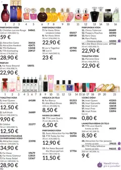 Avon katalog akcije – veljaven od 01.08.2026 | Stran: 90 | Izdelki: Maska za obraz, Krema, Krema za telo, Parfumska voda