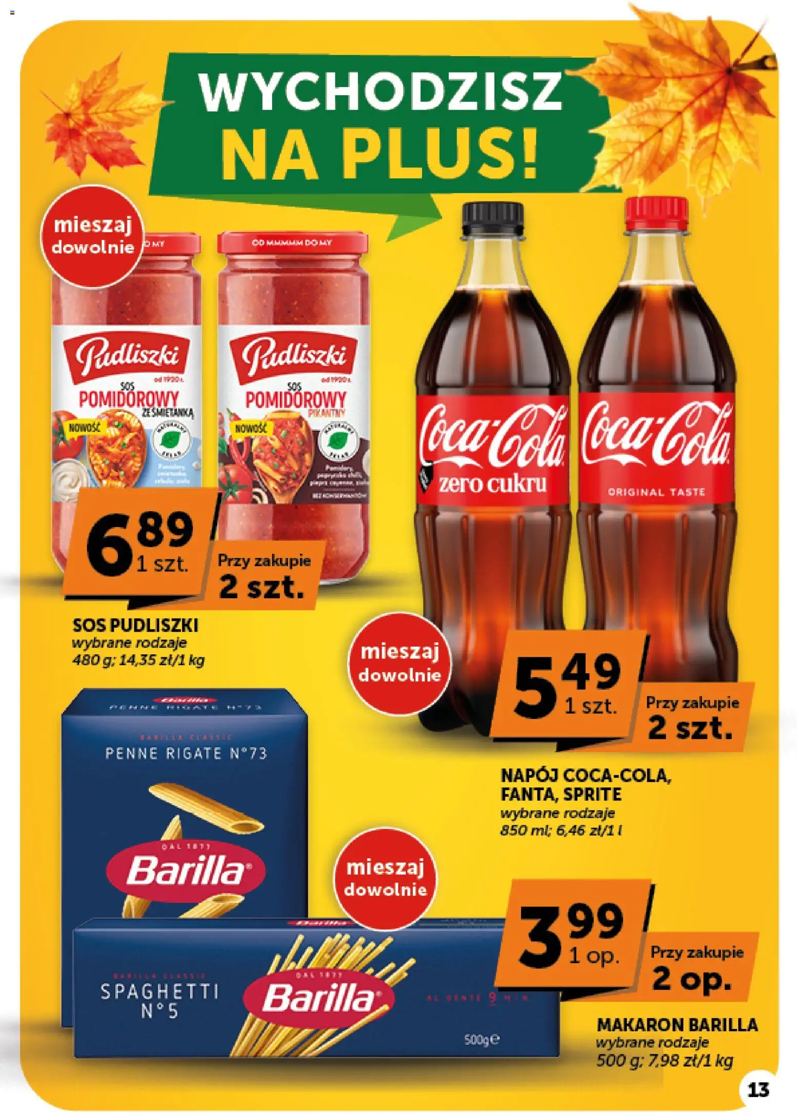 ABC gazetka - Market od 15.10.2026 | Strona: 13 | Produkty: Spaghetti, Penne, Sprite, Makaron