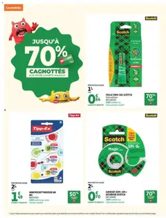 Auchan - Prévisualisation de Auchan Rentrée scolaire supers valide à partir de 11/08/2026 | Page: 6 | Produits: Mousse, Colle, Acétone