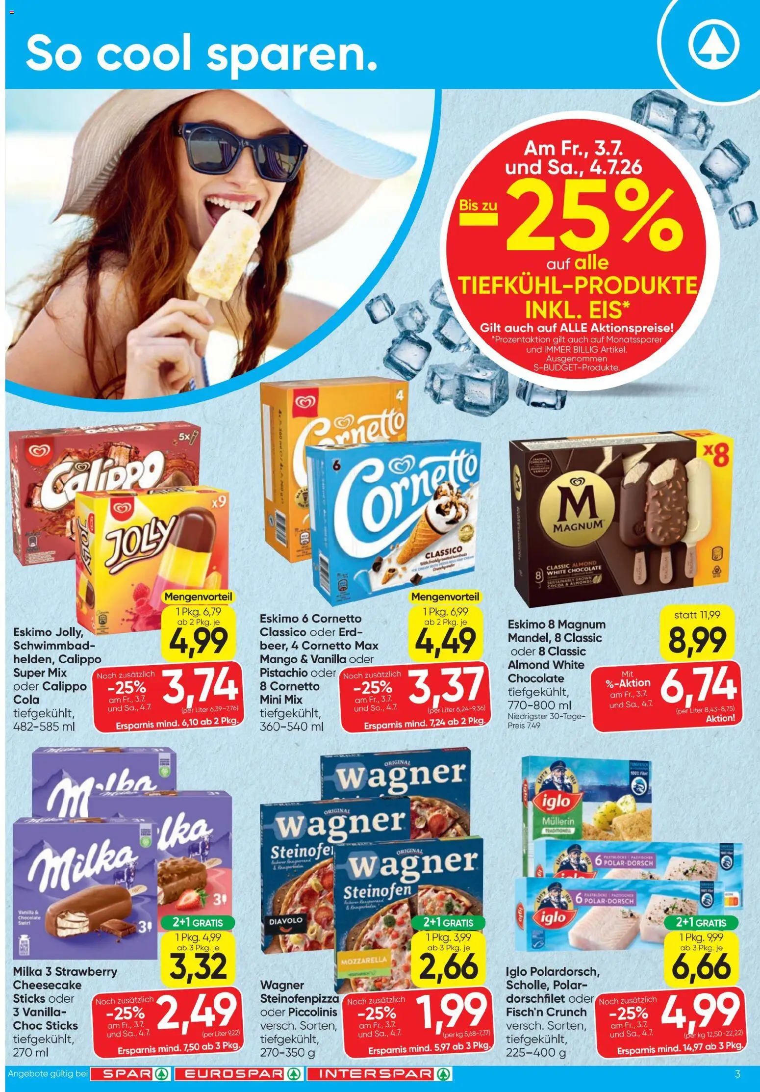 Spar - Flugblatt gültig ab 01.07.2026 | Seite: 3 | Produkte: Mango