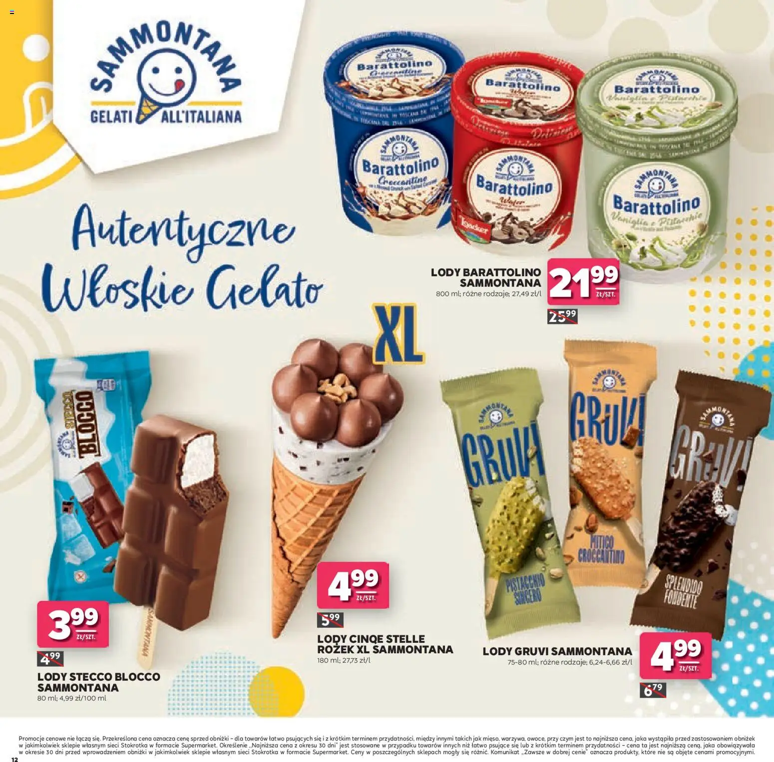 Stokrotka gazetka - Łap Okazje od 02.07.2026 | Strona: 12 | Produkty: Stokrotka, Lody