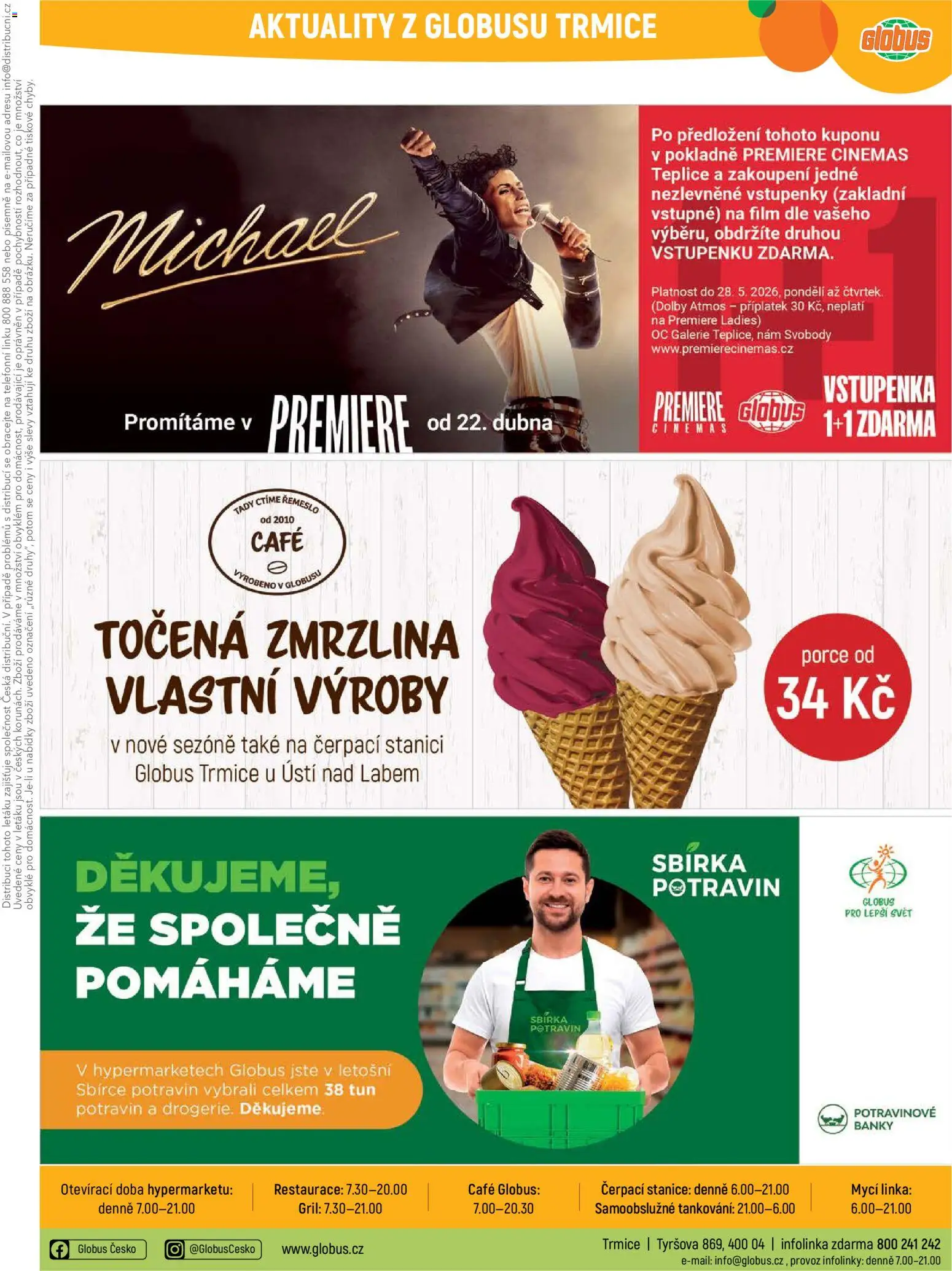 Globus leták - Trmice od 06.05.2026 | Strana: 34 | Produkty: Globus, Zmrzlina, Gril