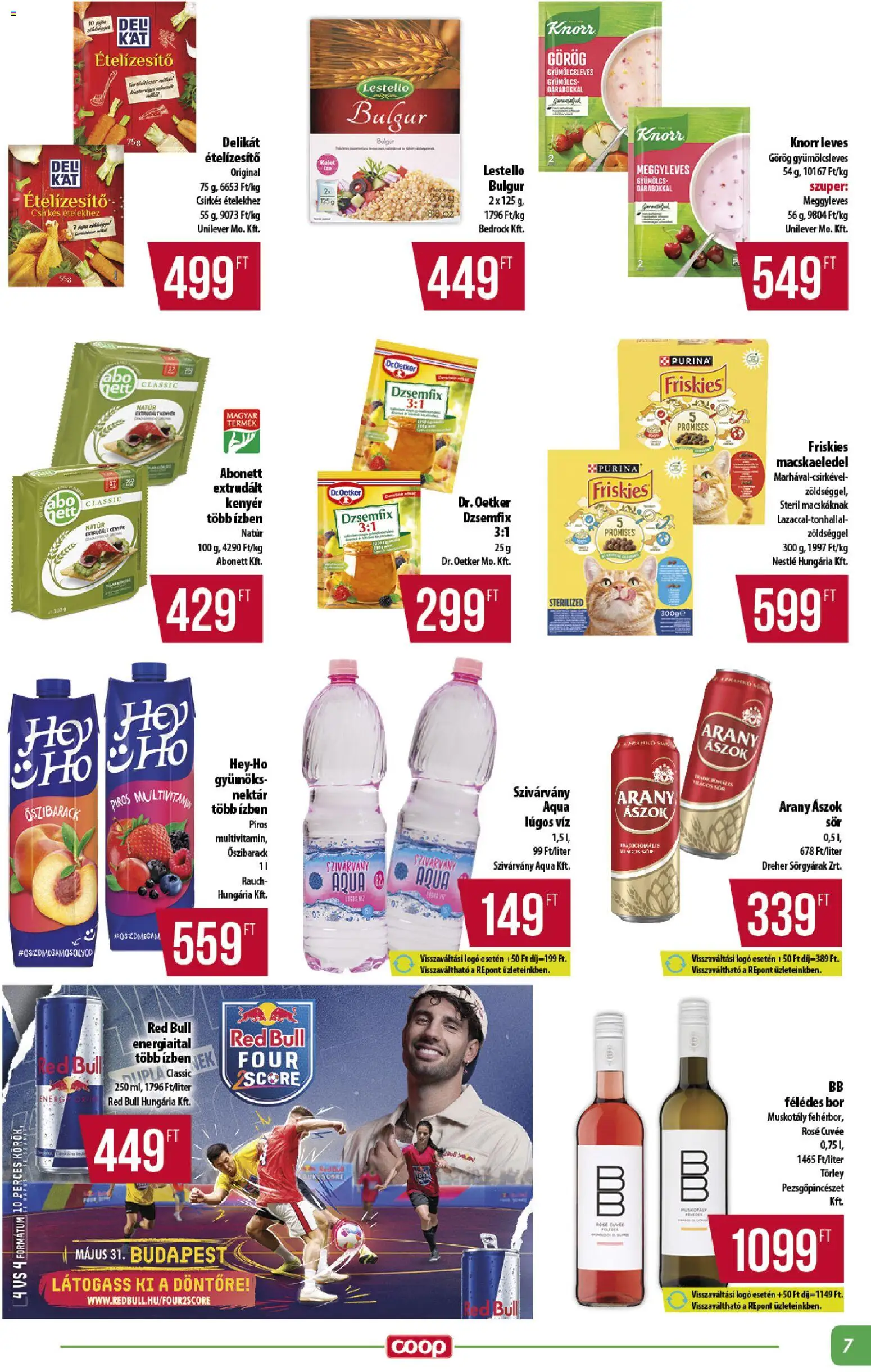 COOP akciós ujság - amely érvényes a következő dátumtól: 21.05.2026 | Oldal: 7