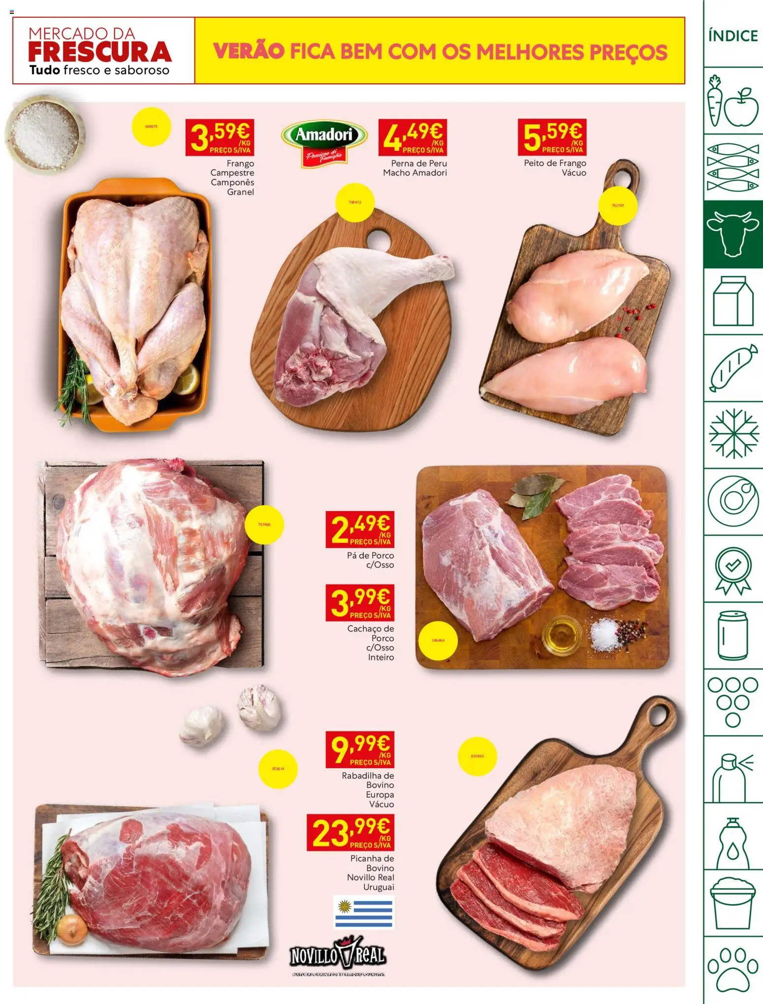 Recheio folheto │ válido de 07/07/2026 | Página: 7 | Produtos: Peito de frango, Frango, Peru, Pá