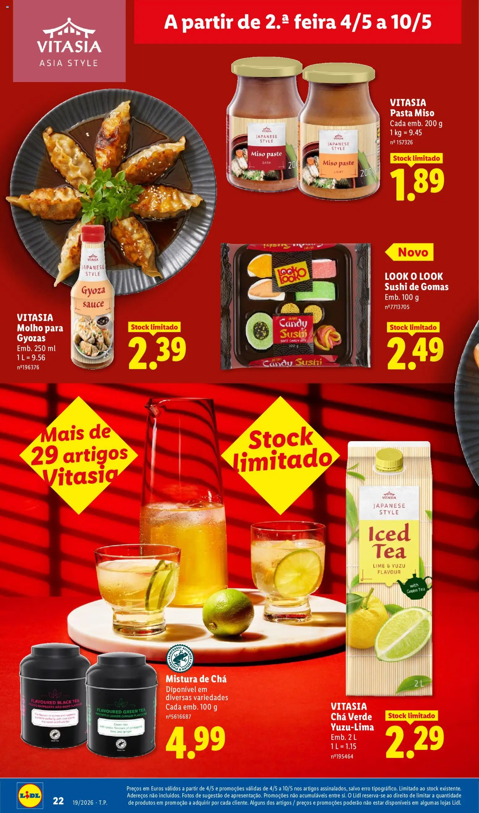 Lidl folheto │ válido de 04.05.2026 | Página: 22 | Produtos: Chá, Gomas