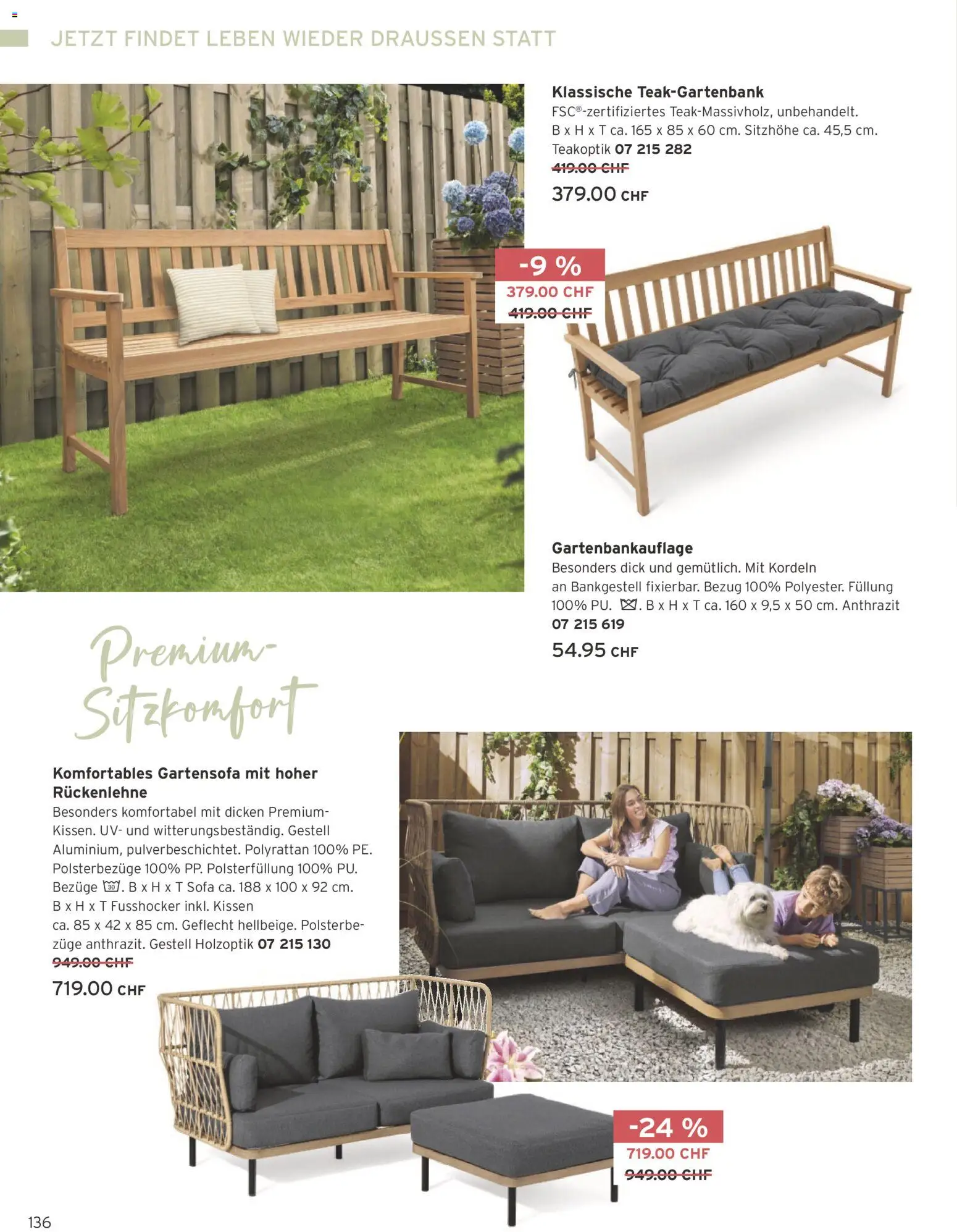 Tchibo aktionen – gültig ab 01.07.2026 | Seite: 136 | Produkte: Kissen, Sofa