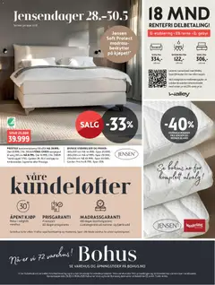 Forhåndsvisning av Bohus kundeavis gyldig fra 26.05.2026 | Side: 24 | Produkter: Spisebord, Madrass, Sofa, Sengegavl
