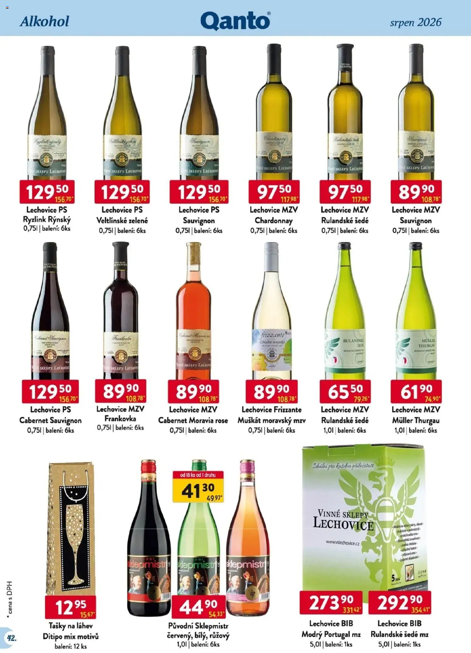 Astur & Qanto leták - Velkoobchod 08/2026 od 01.08.2026 | Strana: 42 | Produkty: Frizzante, Sklepmistr, Láhev, Alkohol