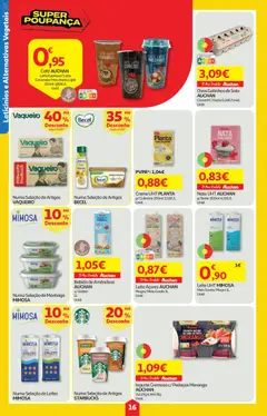 Pré-visualização Auchan folheto válido de 18.06.2026 | Página: 16 | Produtos: Leite, Vitamina d, Nata, Bebida
