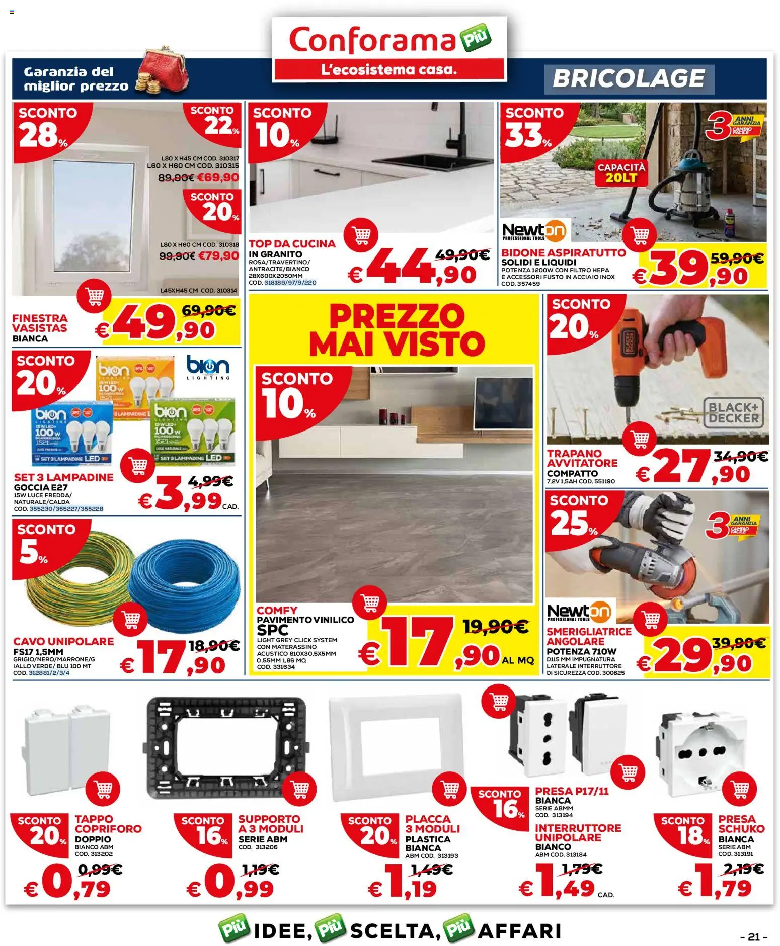 Volantino Conforama del 24/08/2026 | Pagina: 21