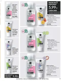Vista previa Catálogo AVON campaña 9 válido desde el 01/09/2026 | Página: 209 | Productos: Agua micelar, Sérum, Crema, Toner