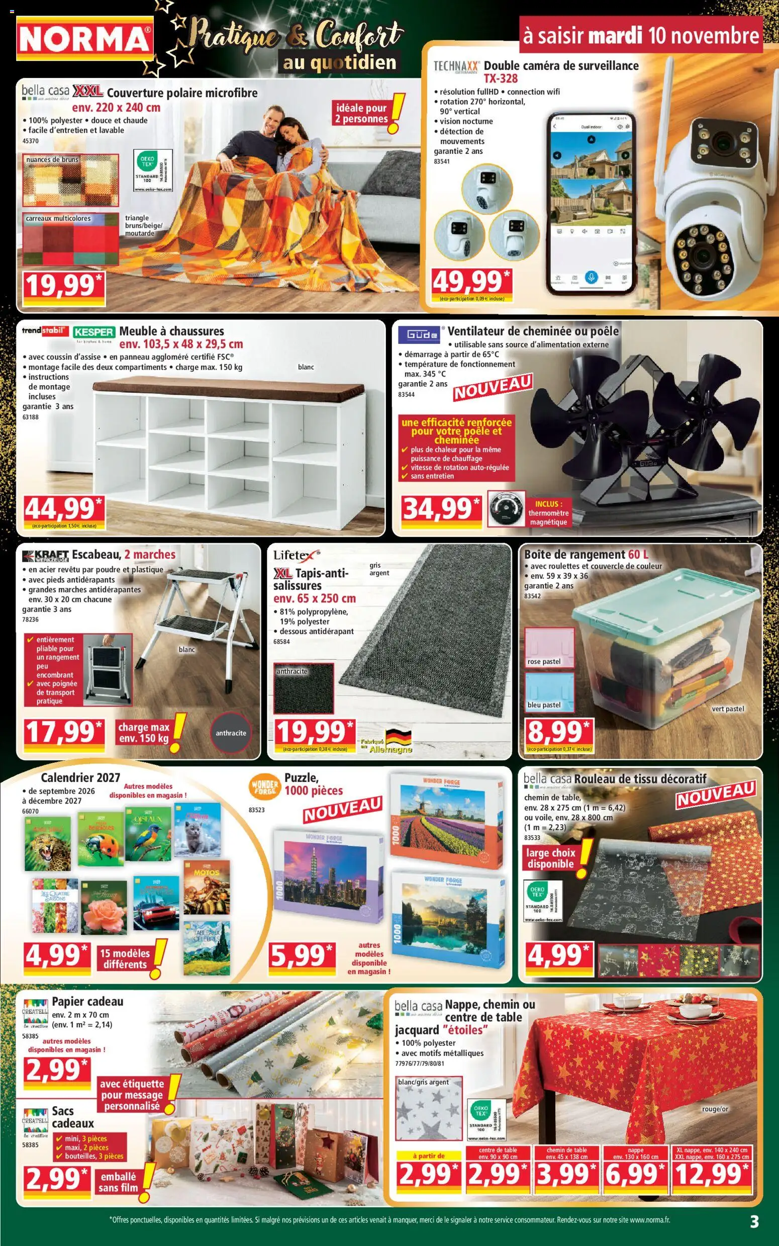{H1} | Page: 3 | Produits: Couvercle, Poudre, Meuble à chaussures, Camera de surveillance