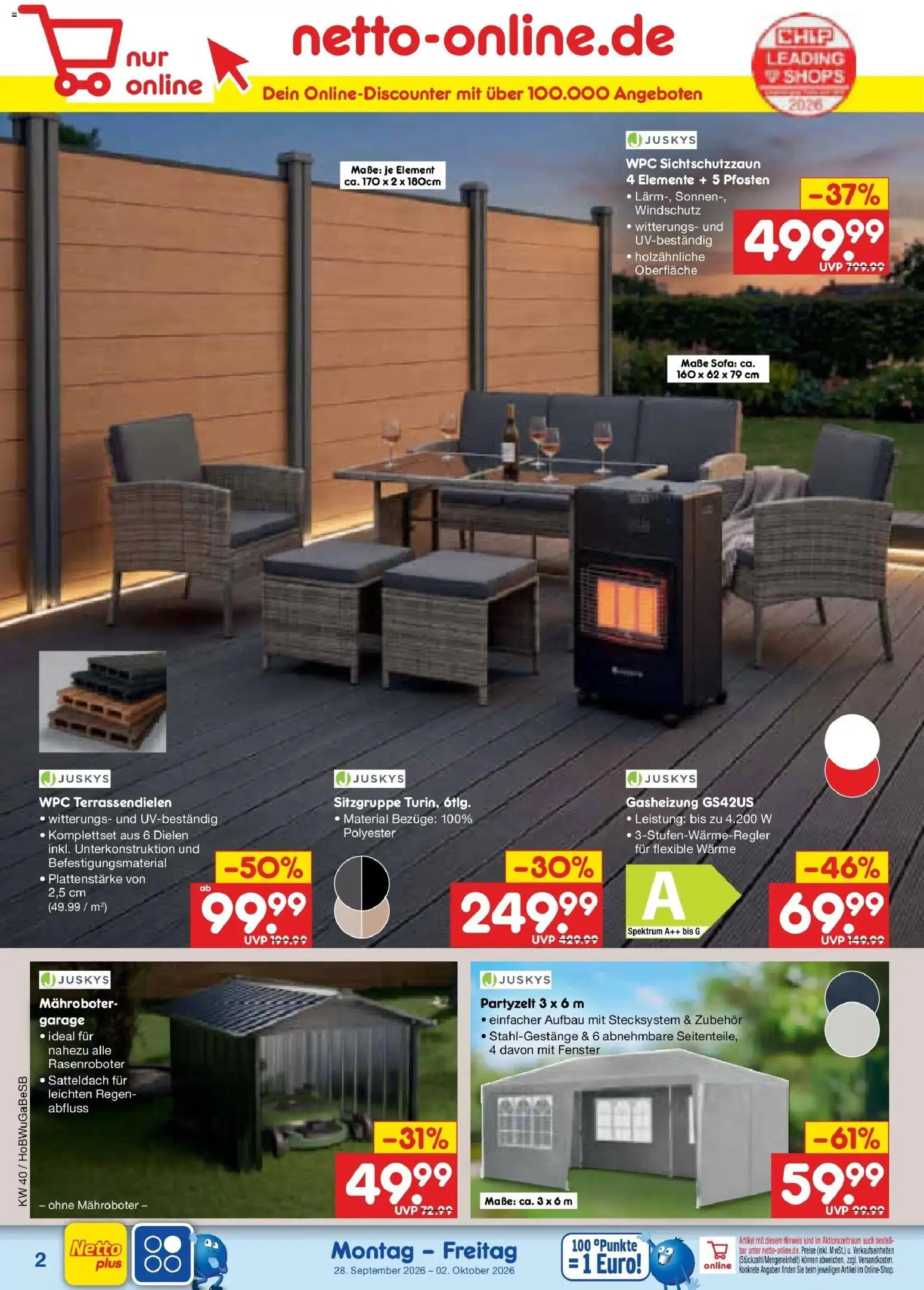 Netto Marken-Discount Prospekt Kremmen – gültig ab 28.09.2026 | Seite: 44 | Produkte: Sofa