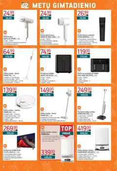 ERMITAŽAS leidinys galioja nuo 2026.09.01 | Puslapis: 4 | Prekių: Robotas, Televizorius, Dėklas, Baterijos
