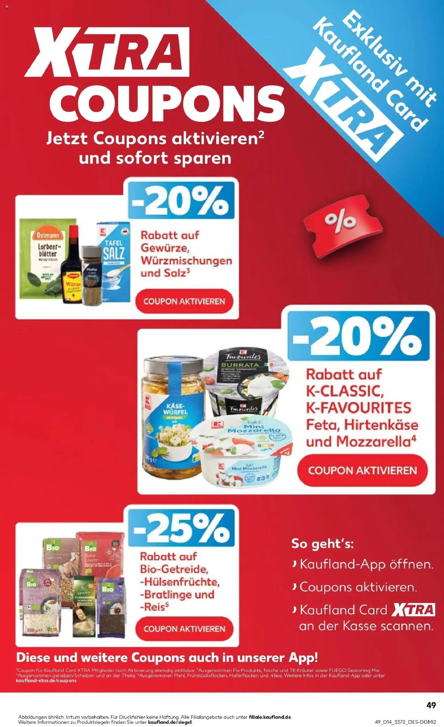Kaufland Prospekt Seelow	 – gültig ab 02.04.2026 | Seite: 49 | Produkte: Käse, Mozzarella, Burrata, Salz