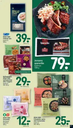 REMA 1000 Indbagt laks, Dybfrost 500 g gyldig fra 07.06.2026 | Side: 17