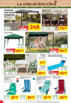 Vista previa Alcampo - HG Nacional válido desde el 30/06/2026 | Página: 22 | Productos: Bolso, Tumbona, Mesa, Silla