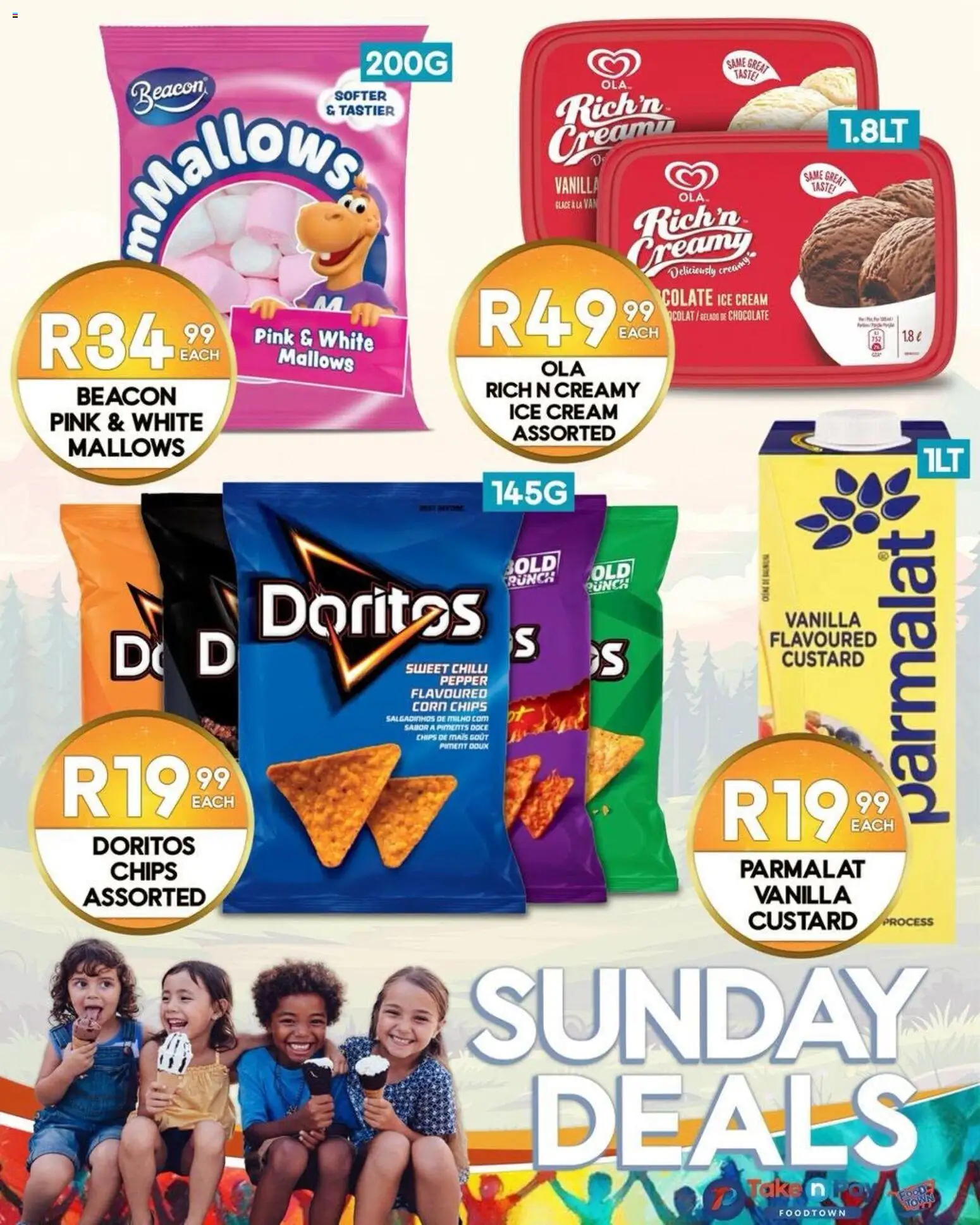 New Take n Pay catalogue – valid from 14.06.2026 | Page: 5 | Products: Corn, Chips, Cream, Chilli