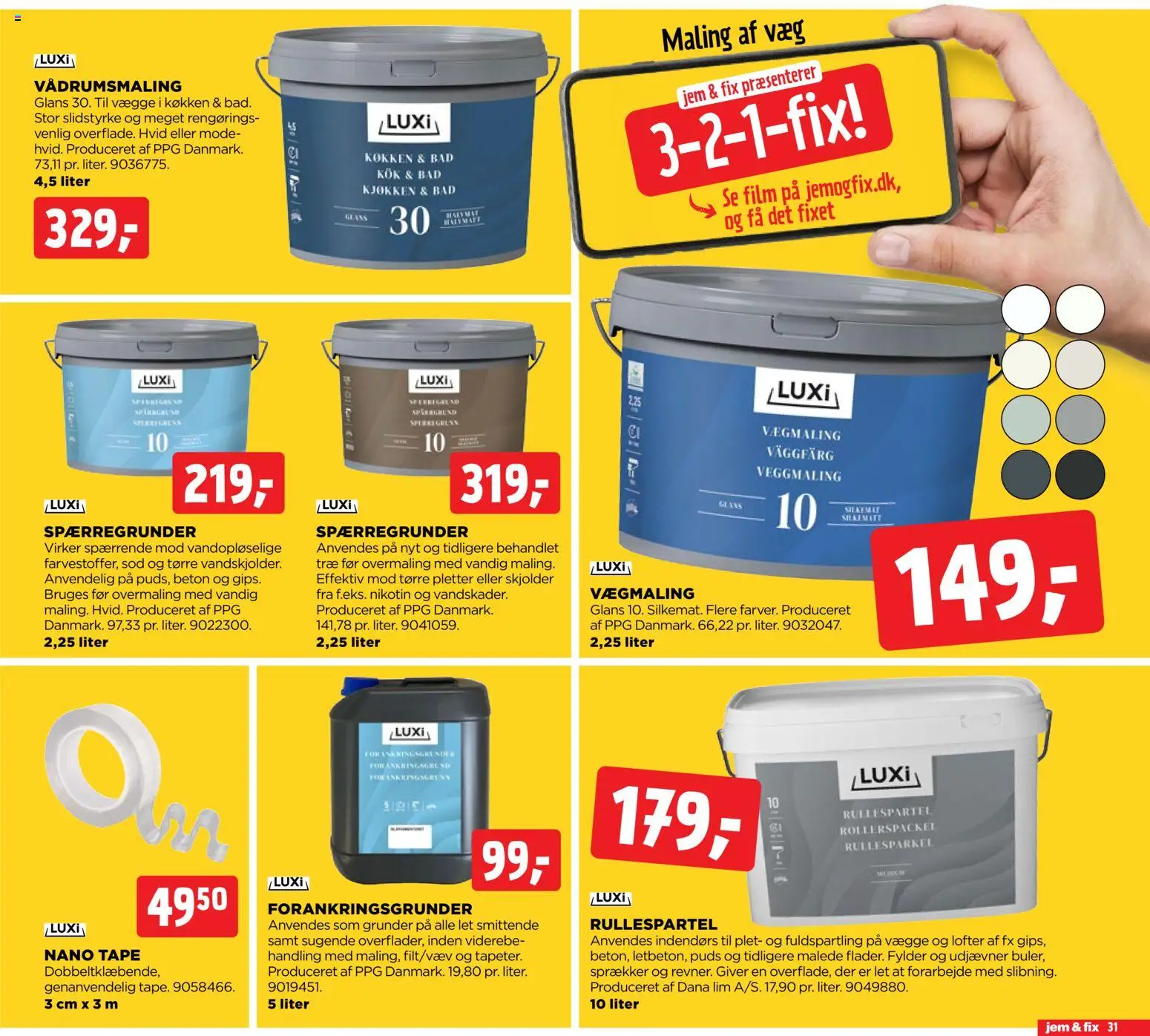 Jem & fix tilbudsavis – gyldig fra 24.05.2026 | Side: 31 | Produkter: Søm, Maling, Bad