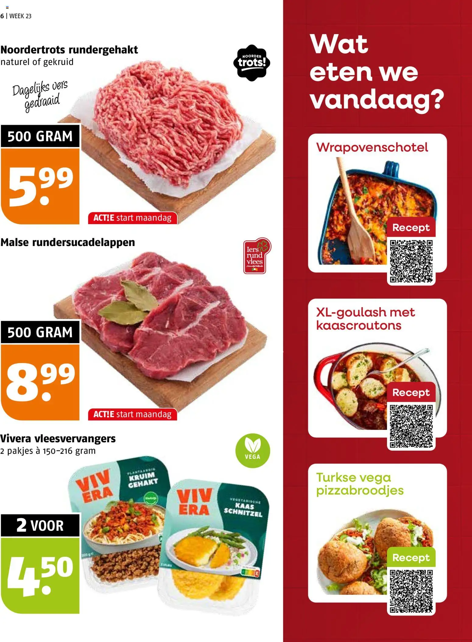 {H1} | Pagina: 6 | Producten: Kaas, Kisperec, Gehakt, Schnitzel
