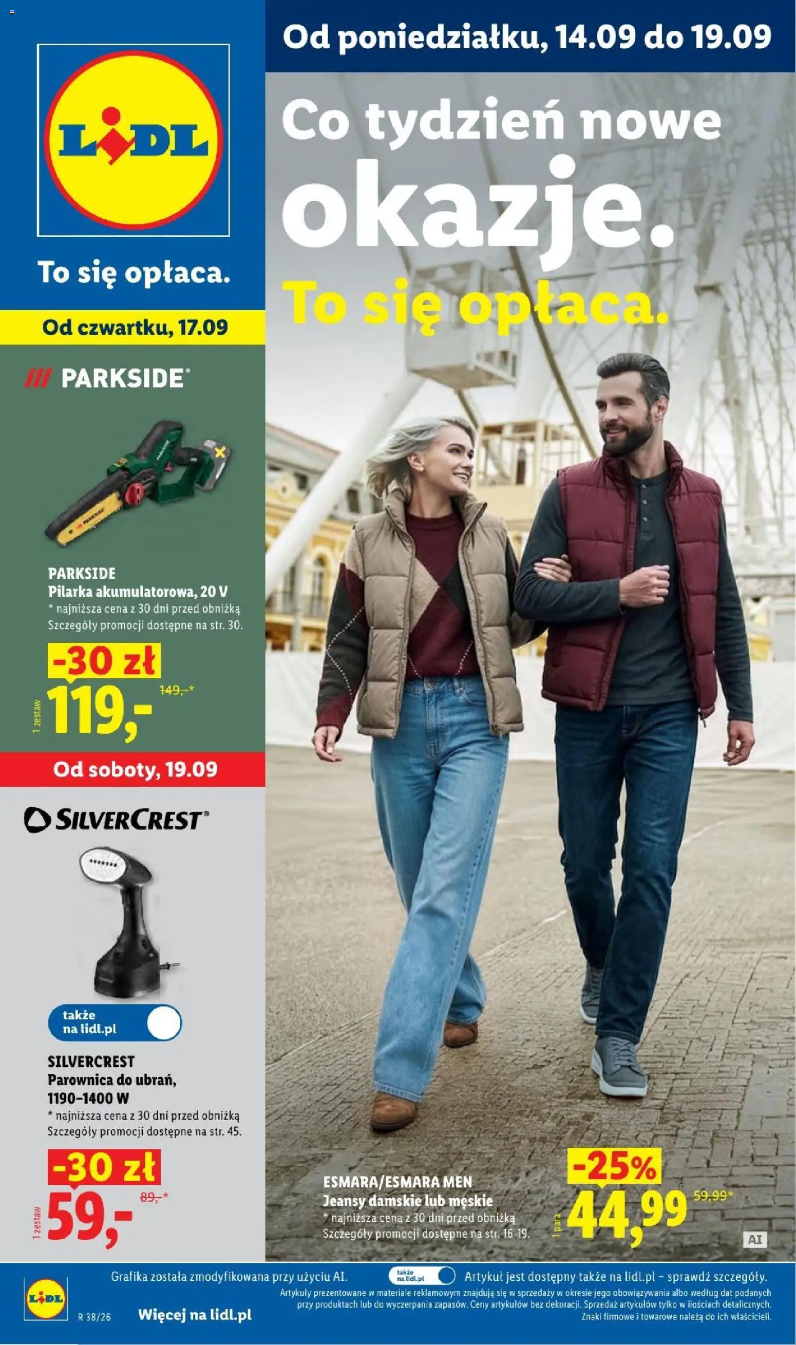 Lidl Katalog od 14.09.2026 | Strona: 1 | Produkty: Parownica