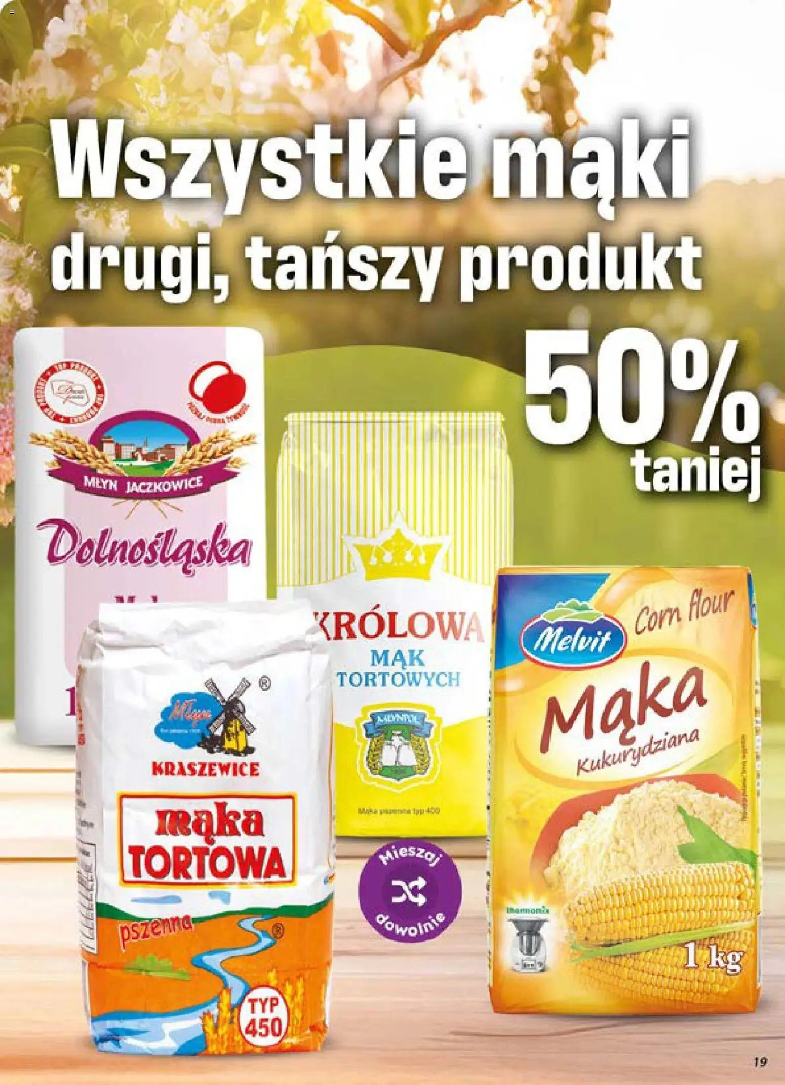 Dino gazetka od 15.07.2026 | Strona: 19 | Produkty: Mąka tortowa, Mąka