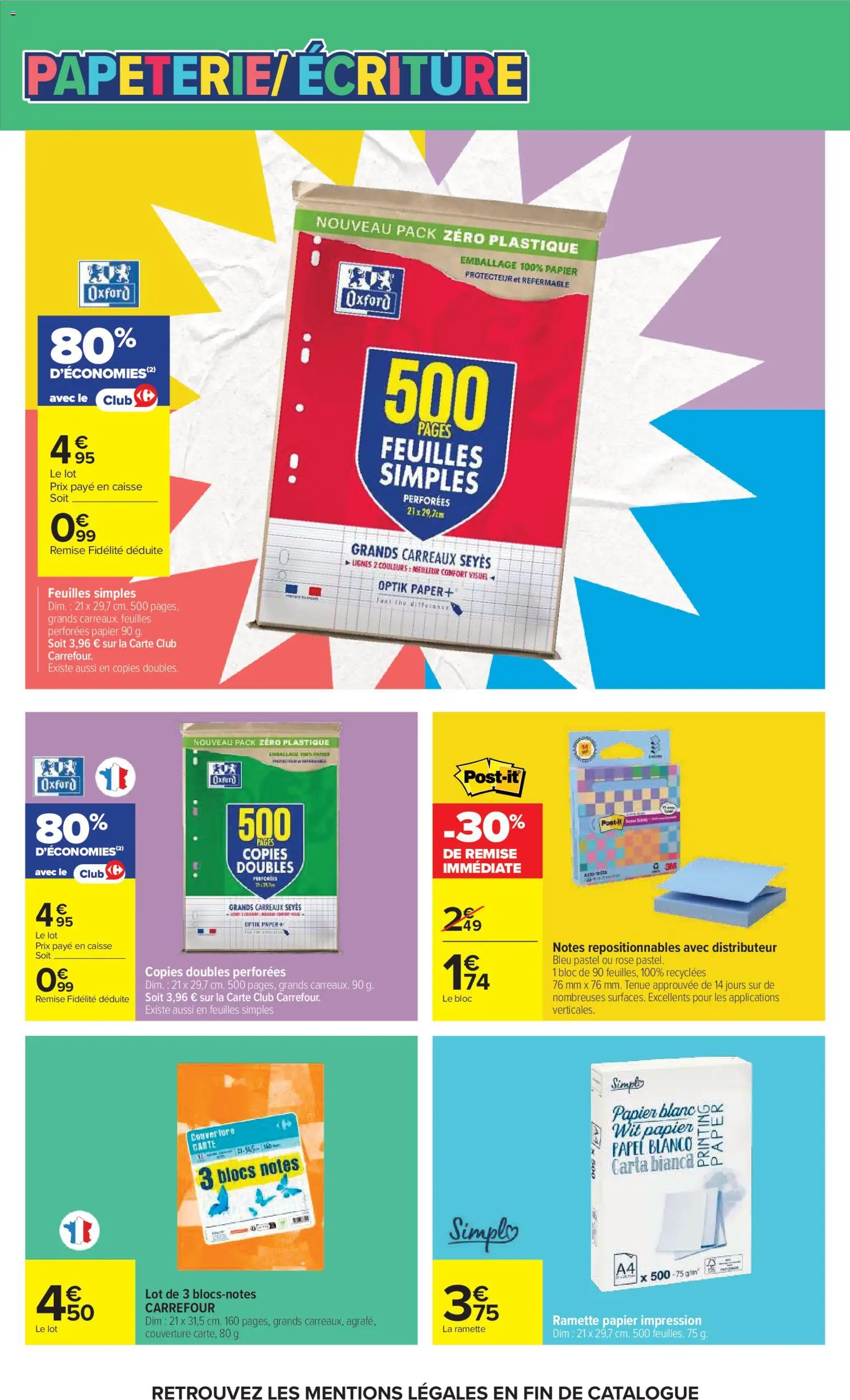 {H1} | Page: 64 | Produits: Couverture, Impression, Distributeur, Papier blanc