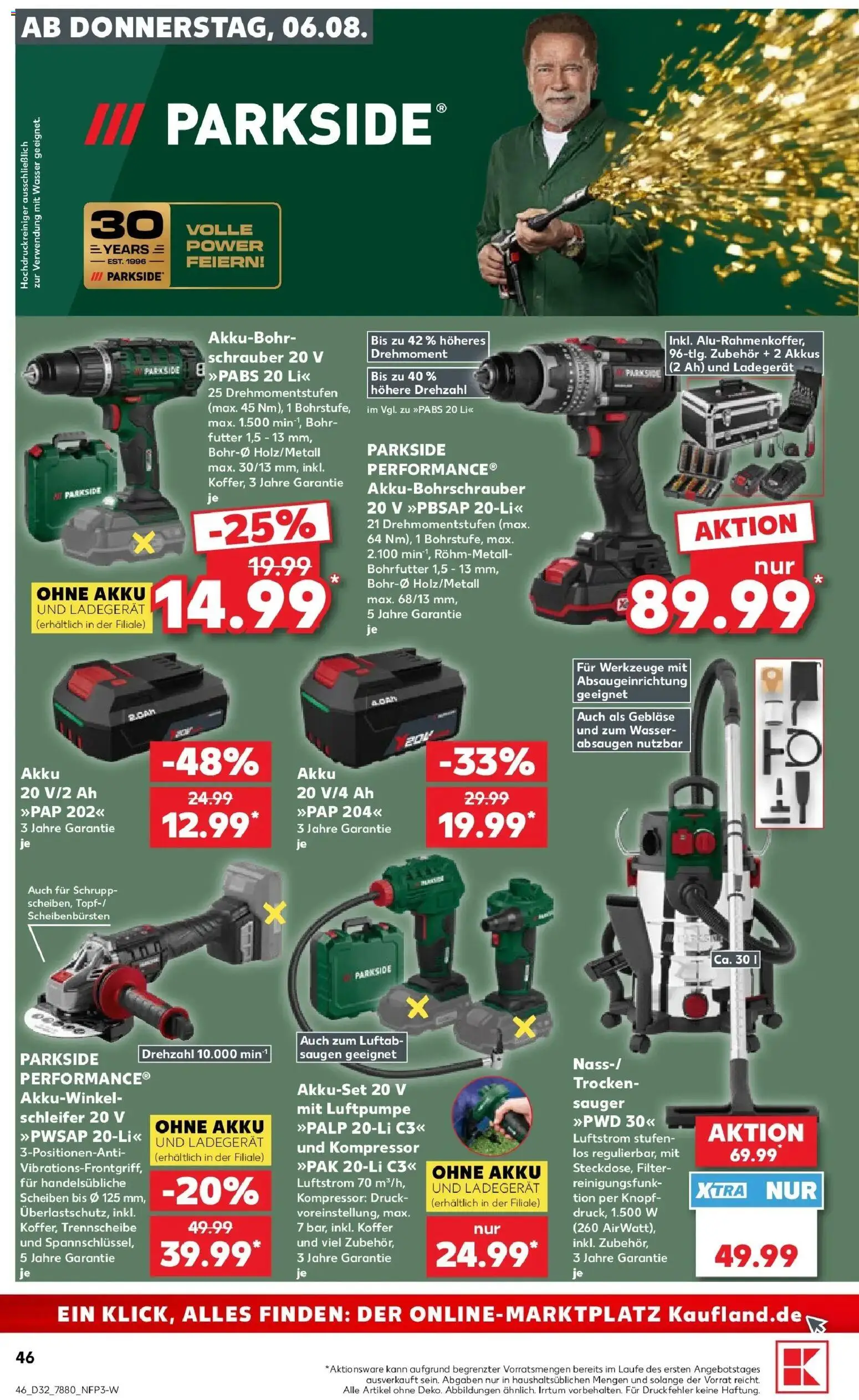 Kaufland Prospekt Rheda-Wiedenbrück – gültig ab 03.08.2026 | Seite: 55 | Produkte: Luftpumpe, Hochdruckreiniger, Koffer, Ladegerät