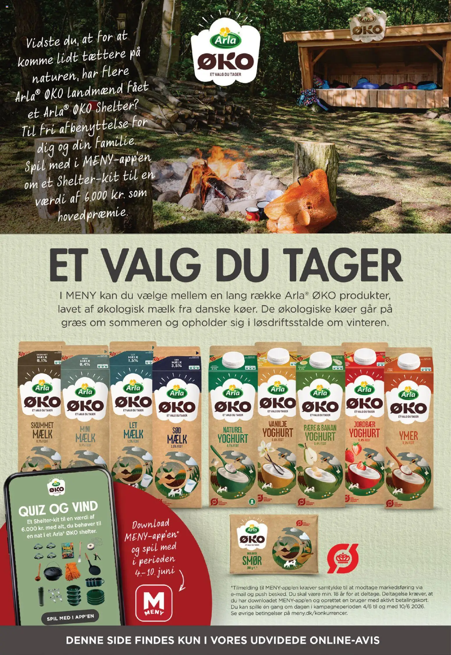 Meny tilbudsavis – gyldig fra 06.06.2026 | Side: 38 | Produkter: Mælk, Smør, Yoghurt, Ymer