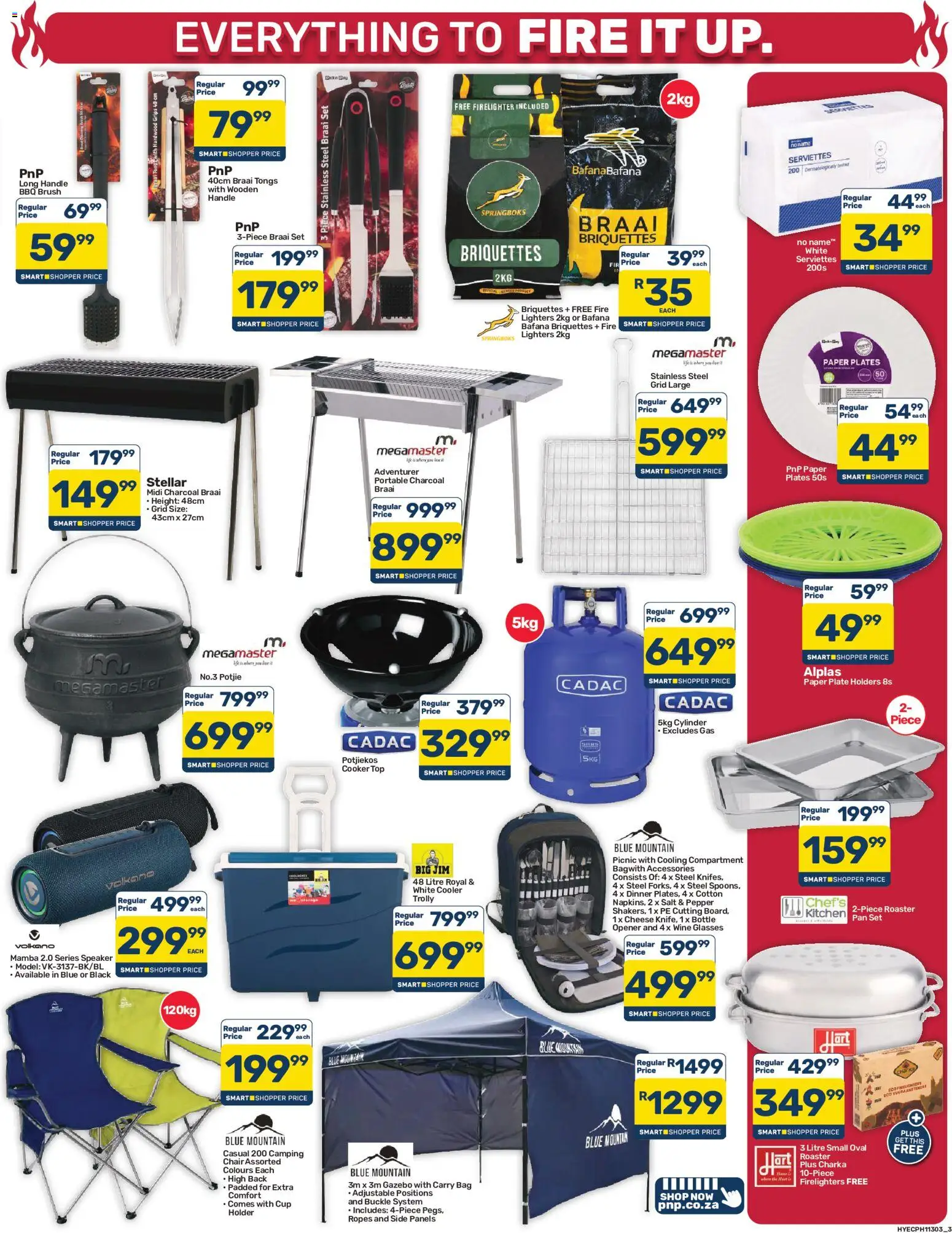 New Pick n Pay catalogue – valid from 14/09/2026 | Page: 3 | Products: Bag, Chair, Cheese, Brush